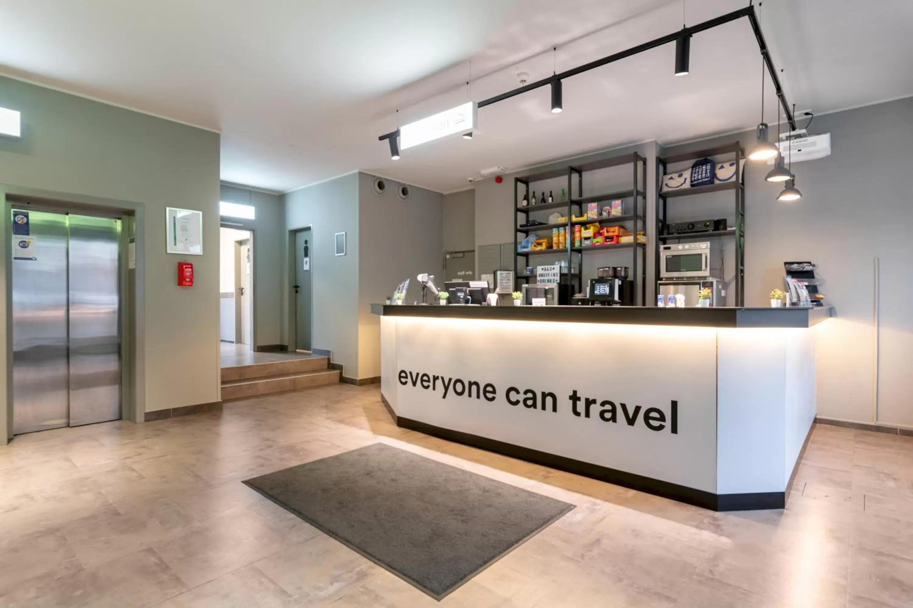 Lobby or reception in a&o Hamburg Hammer Kirche Lobby or reception in a&o Hamburg Hammer Kirche