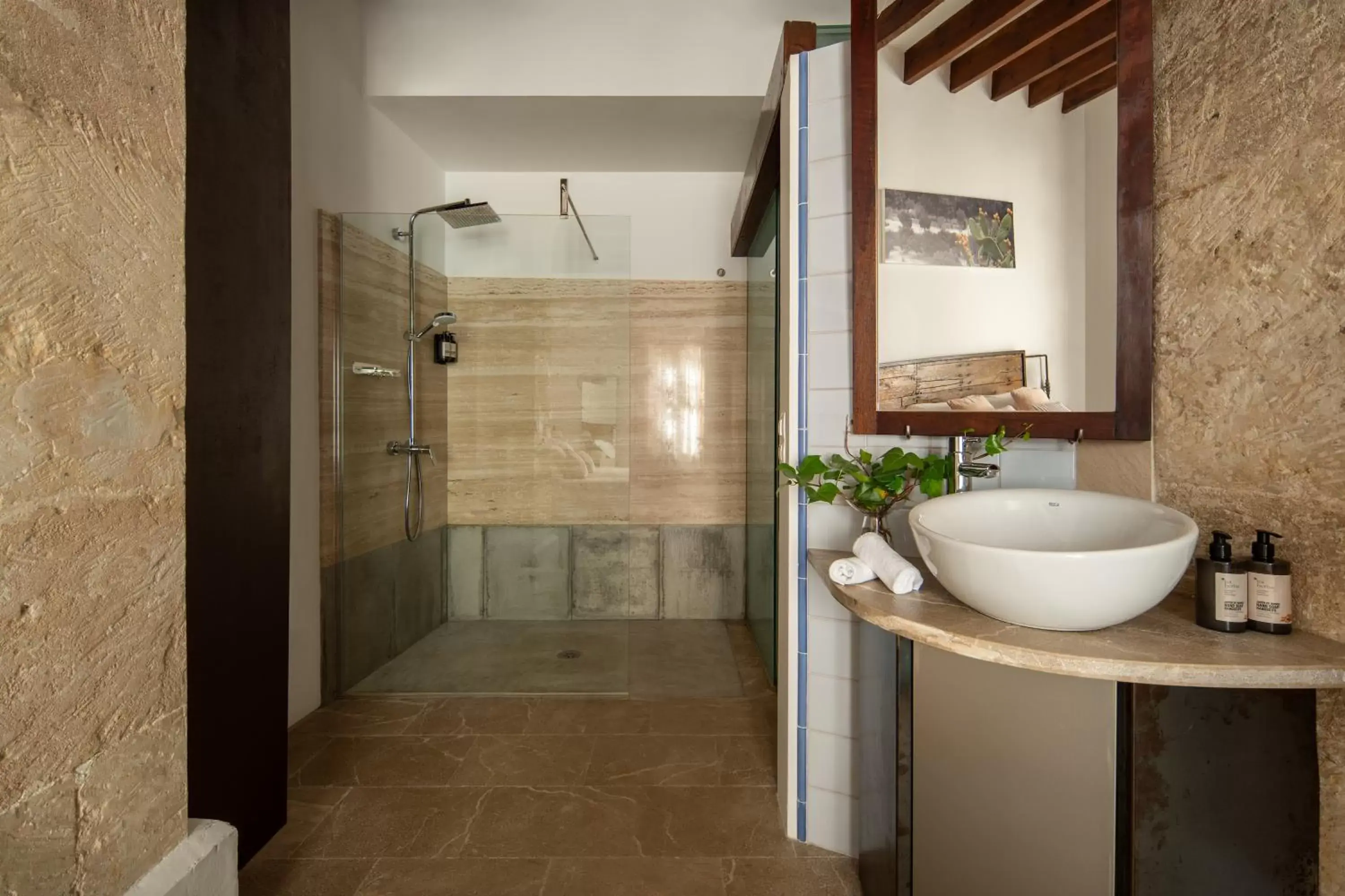 Shower, Bathroom in Can Joan Capo - Adults Only