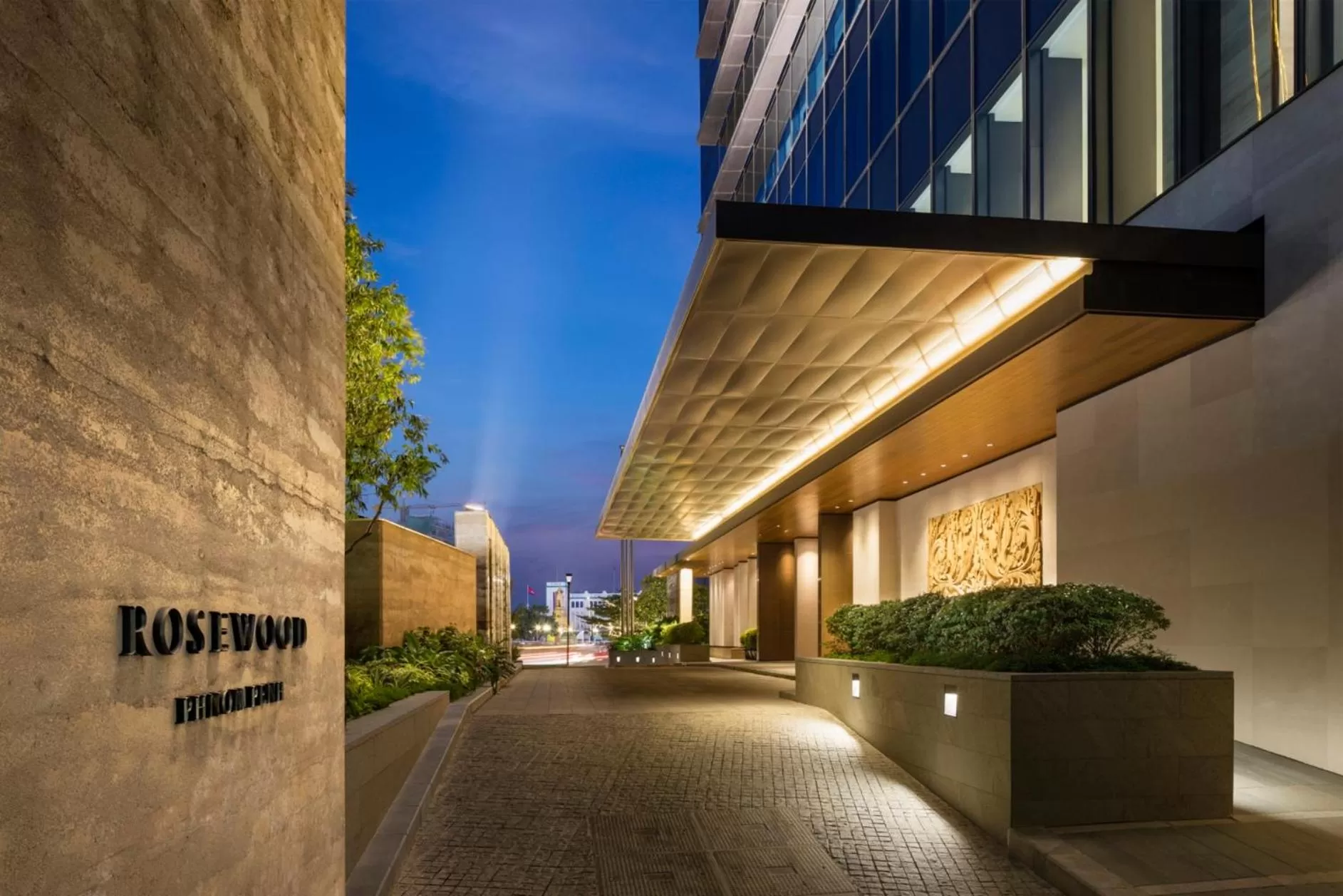 Property building in Rosewood Phnom Penh