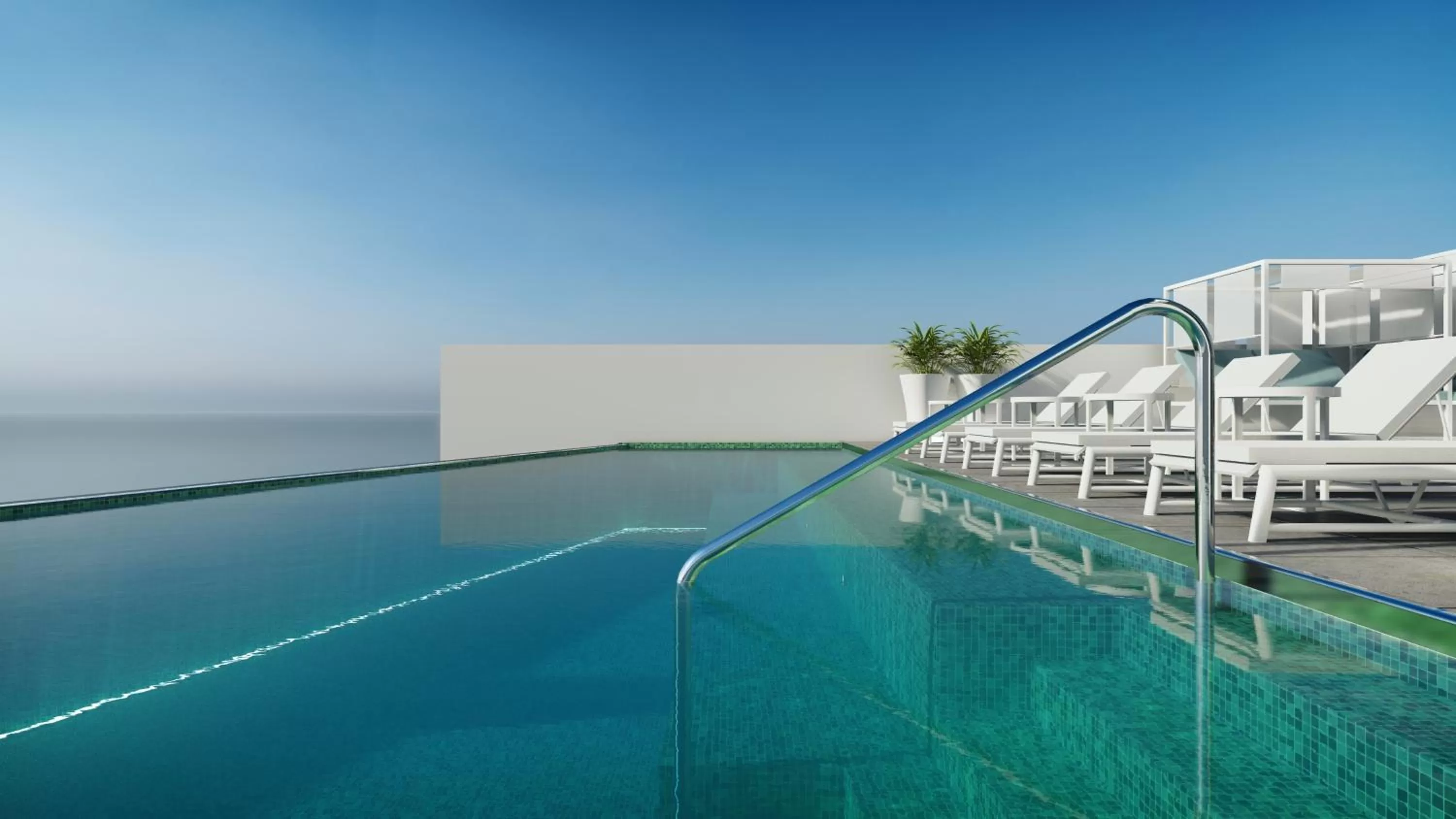 Swimming pool in Hotel Marina Badalona