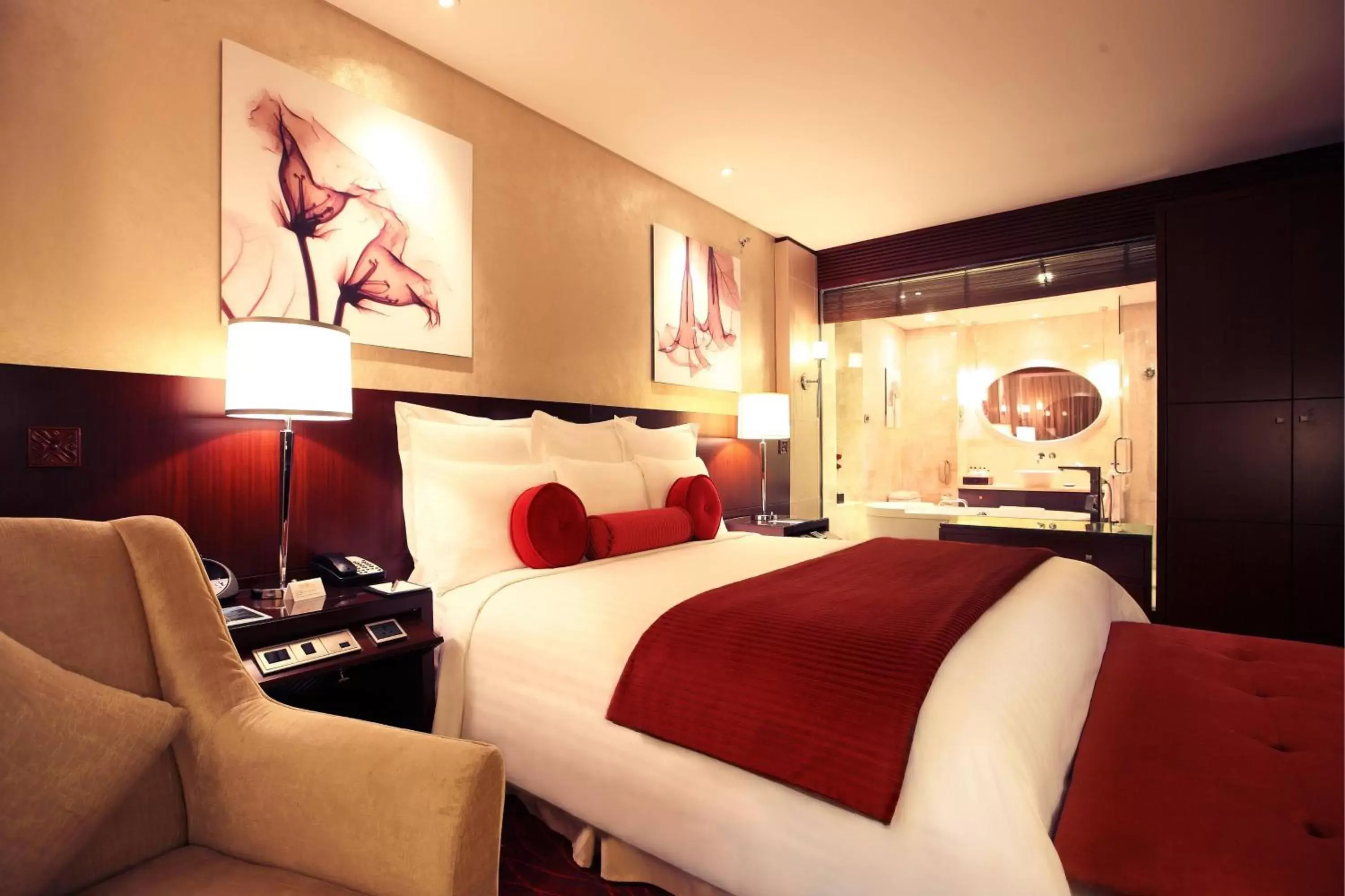 Bedroom, Bed in Beijing Marriott Hotel Northeast