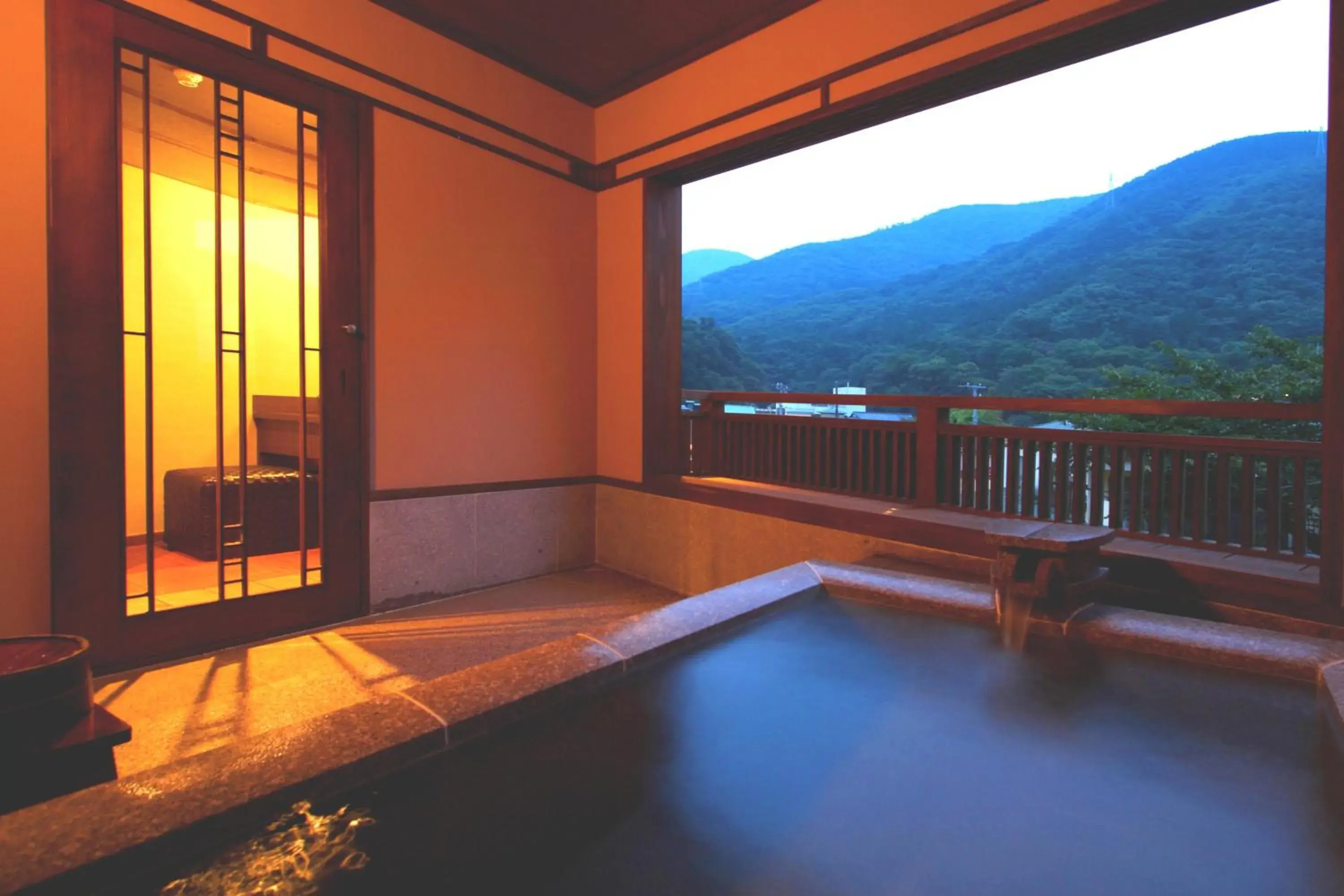 Bathroom, Mountain View in Hakoneyumoto Onsen Yaeikan