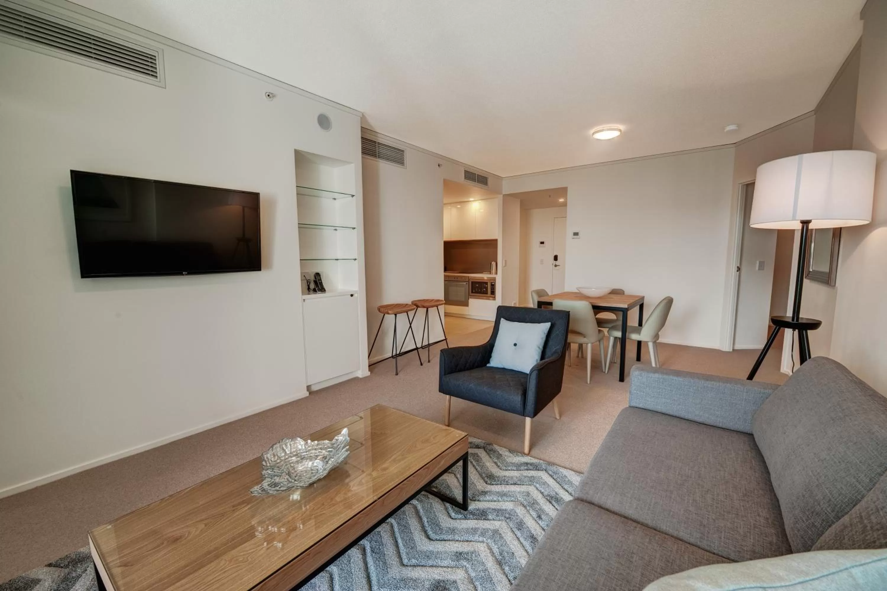 TV and multimedia, Bed in Belise Apartments