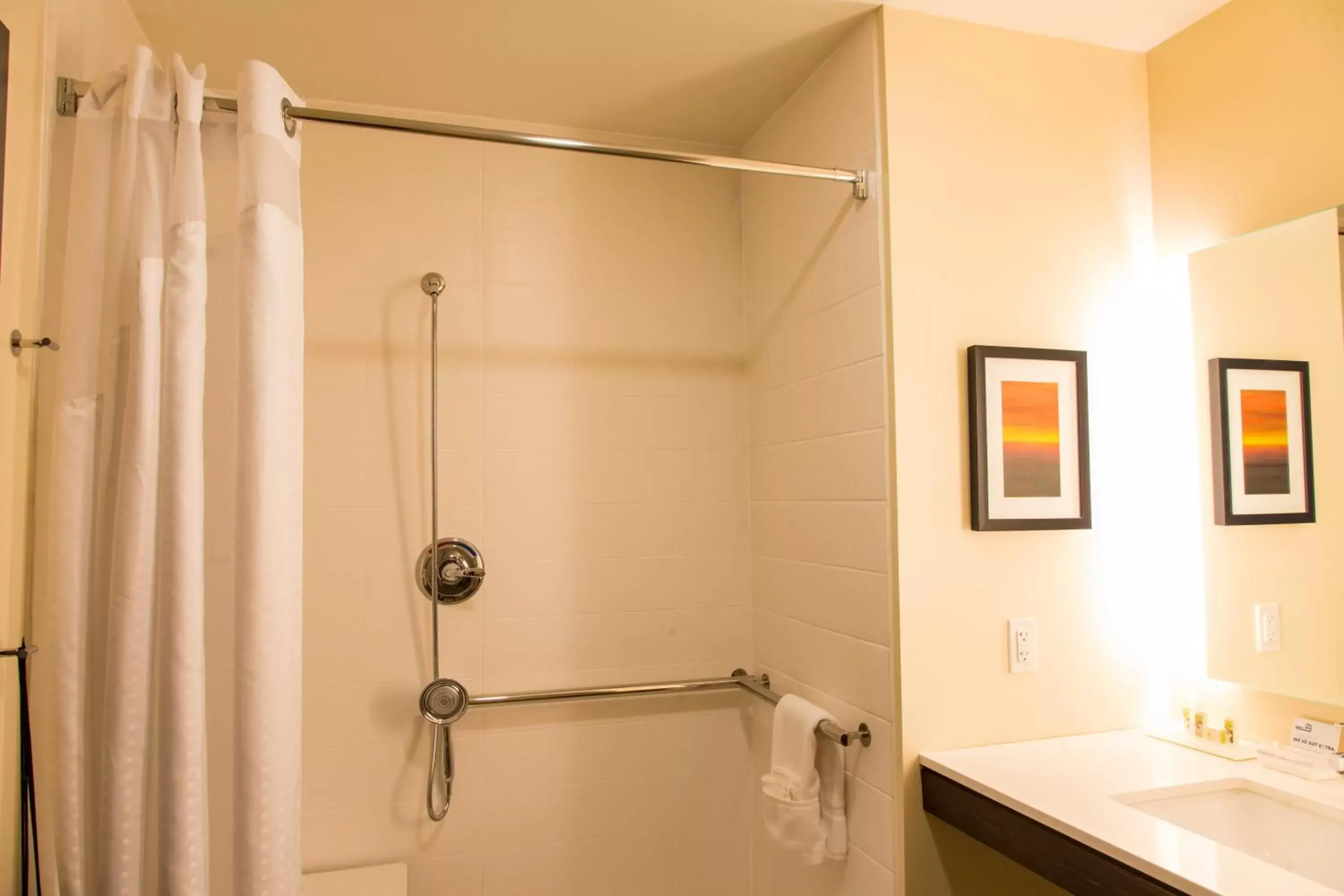 King Room with Roll-In Shower - Disability Access in Holiday Inn Hotel & Suites - Mount Pleasant, an IHG Hotel King Room with Roll-In Shower - Disability Access in Holiday Inn Hotel & Suites - Mount Pleasant, an IHG Hotel
