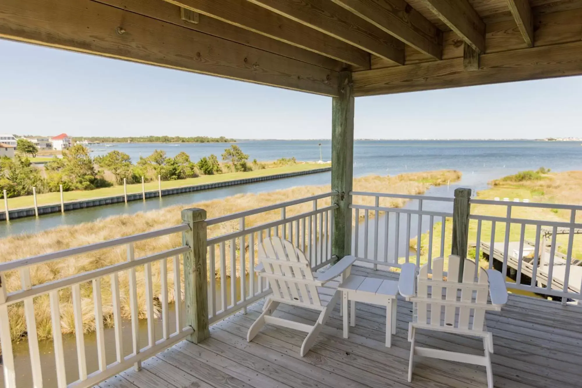 View (from property/room), Balcony/Terrace in The Burrus House Inn Waterfront Suites