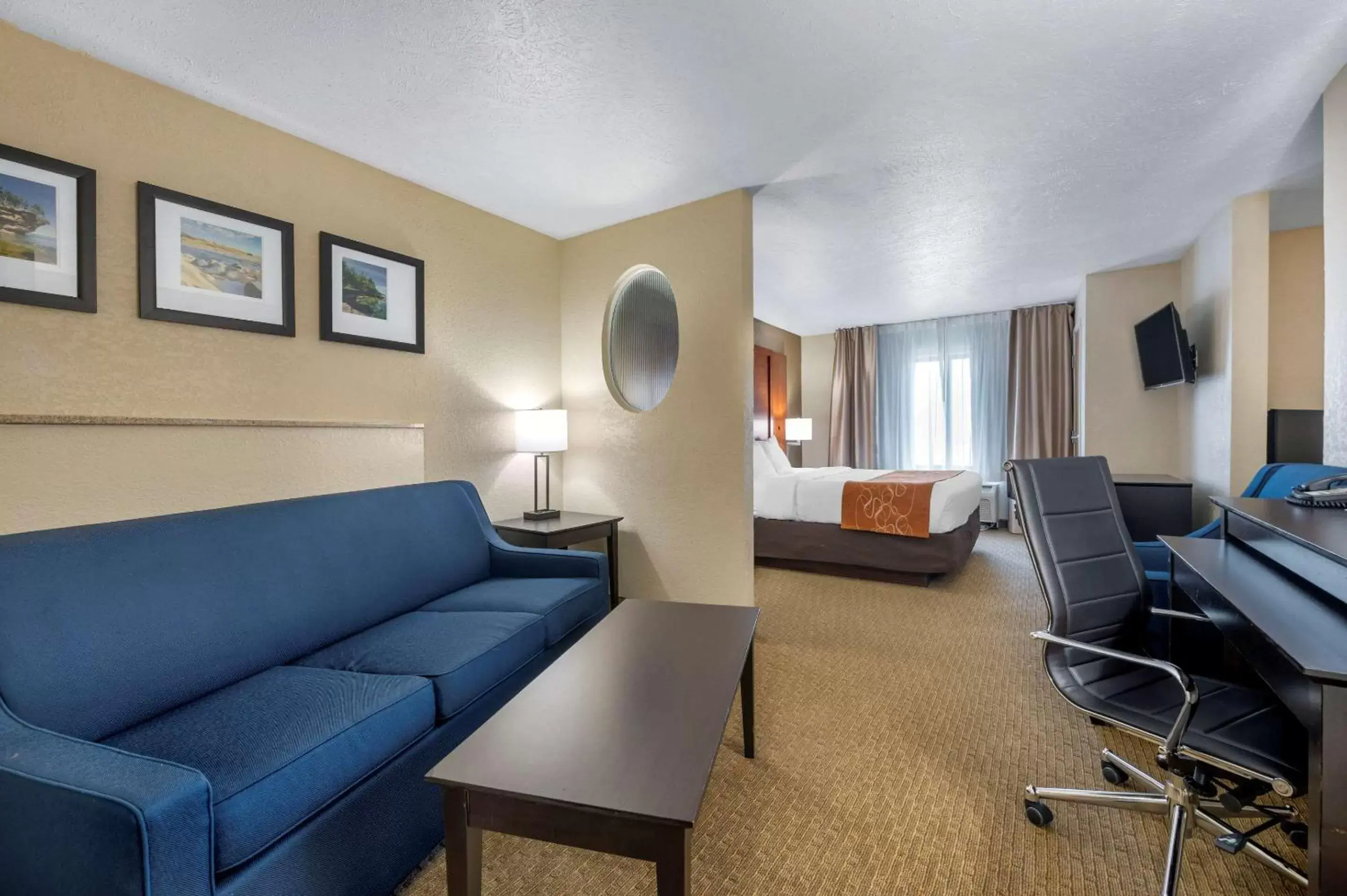 Photo of the whole room, Seating Area in Comfort Suites Merrillville near US 30