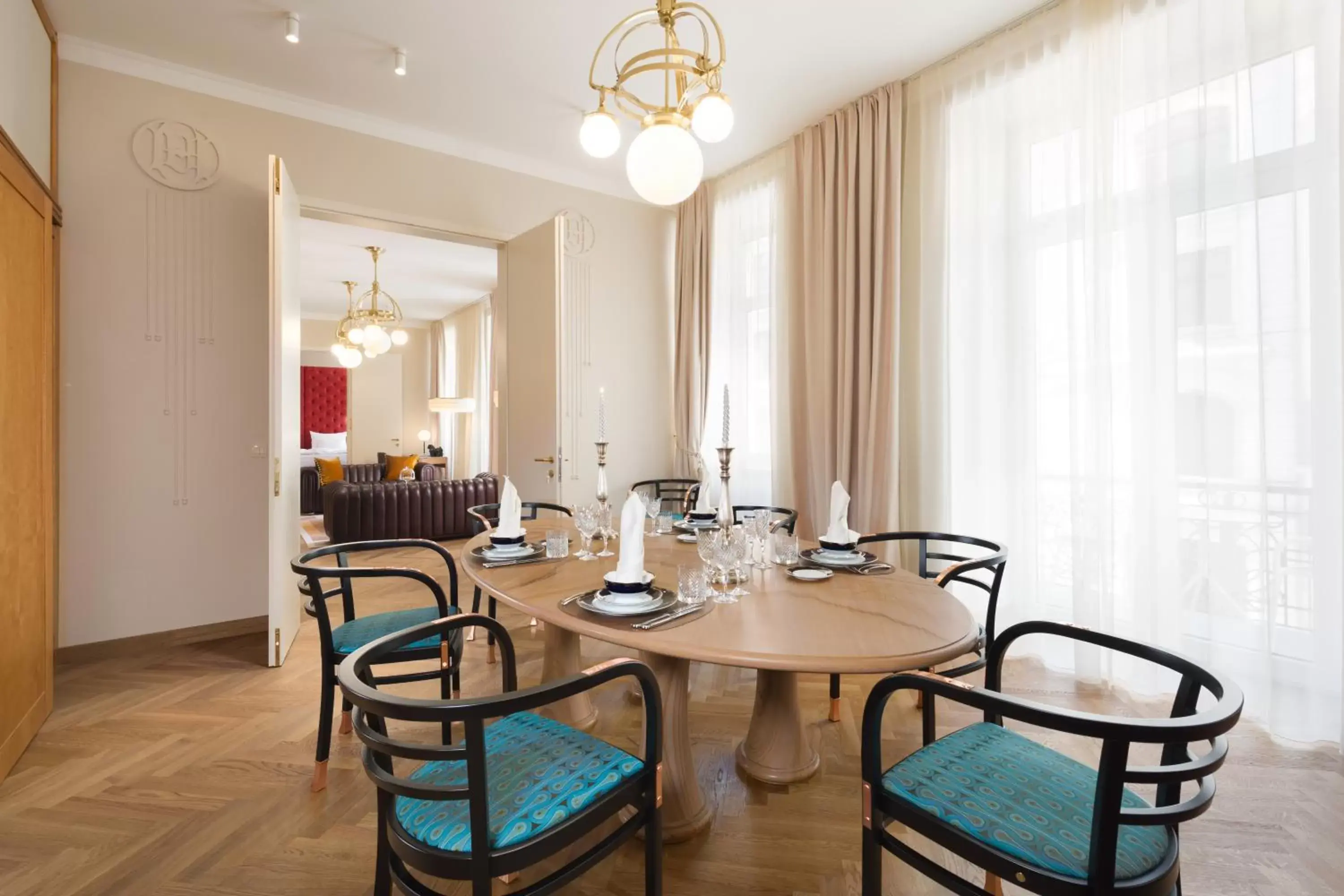 Dining area in Grand Hotel Union Eurostars