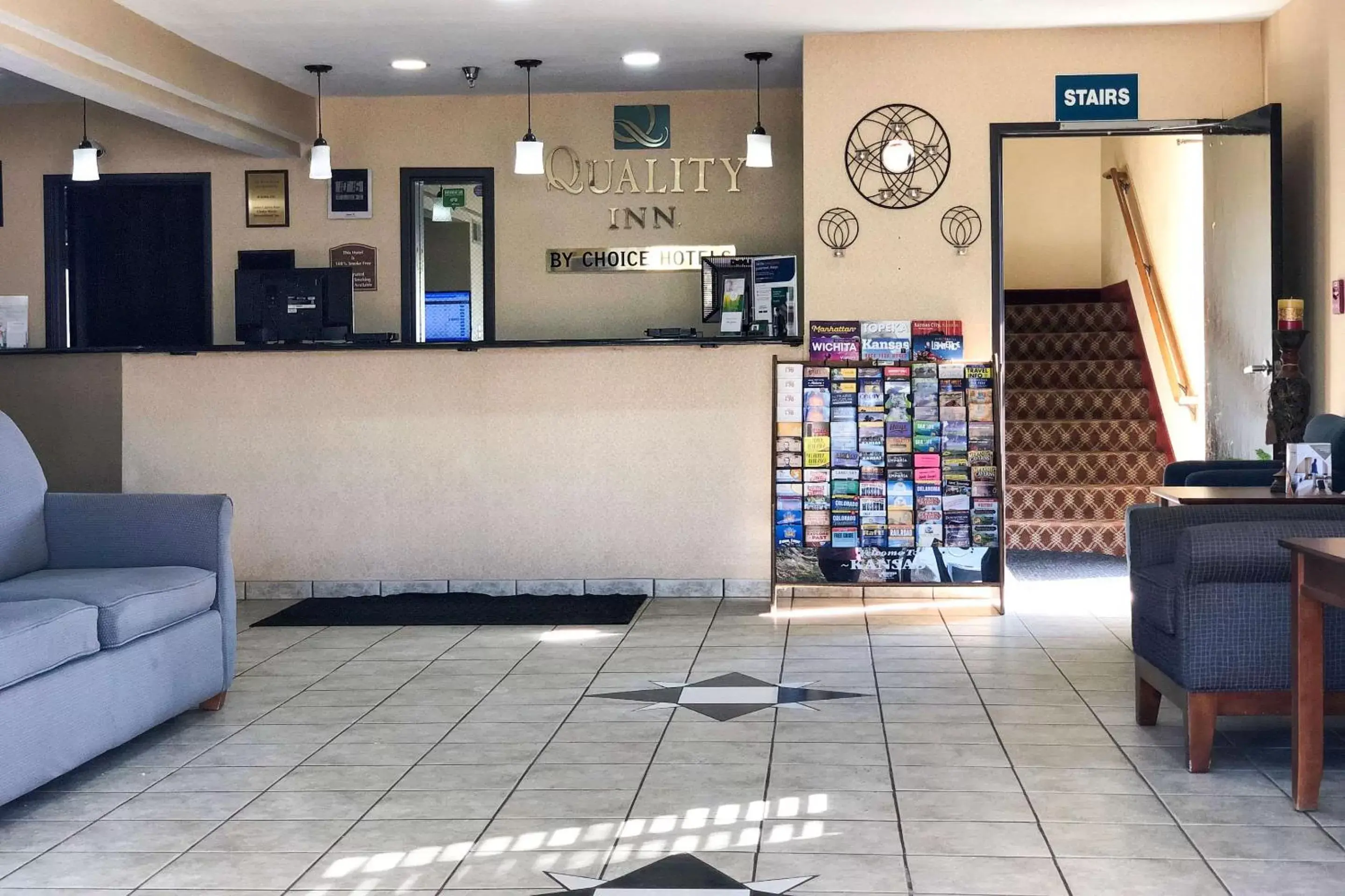 Lobby or reception, Lobby/Reception in Quality Inn I-70 at Wanamaker