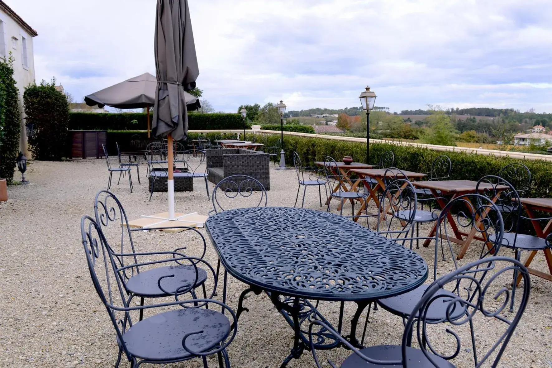 Balcony/Terrace in Chateau De Lantic