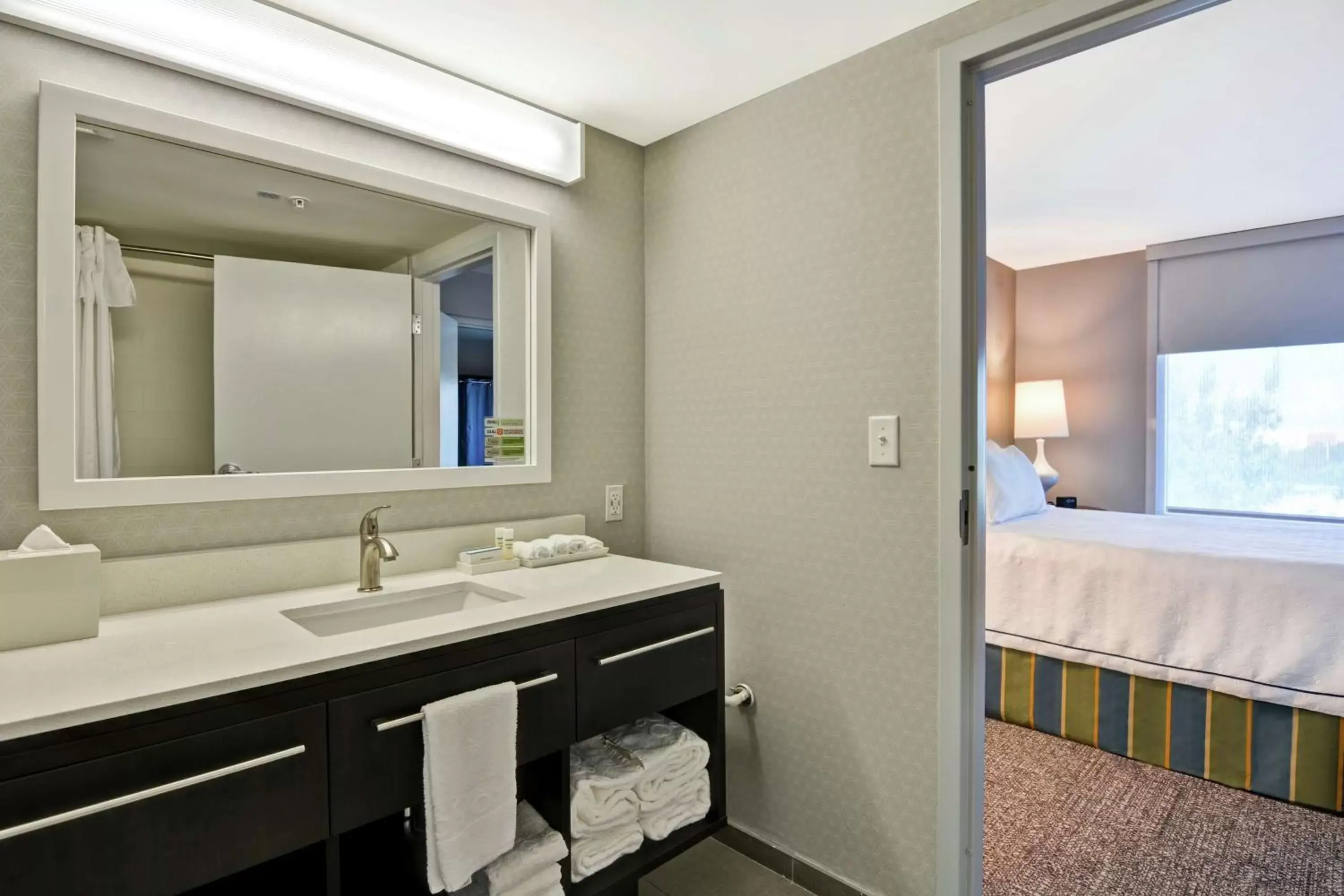 Bathroom in Home2 Suites by Hilton Miramar Ft. Lauderdale