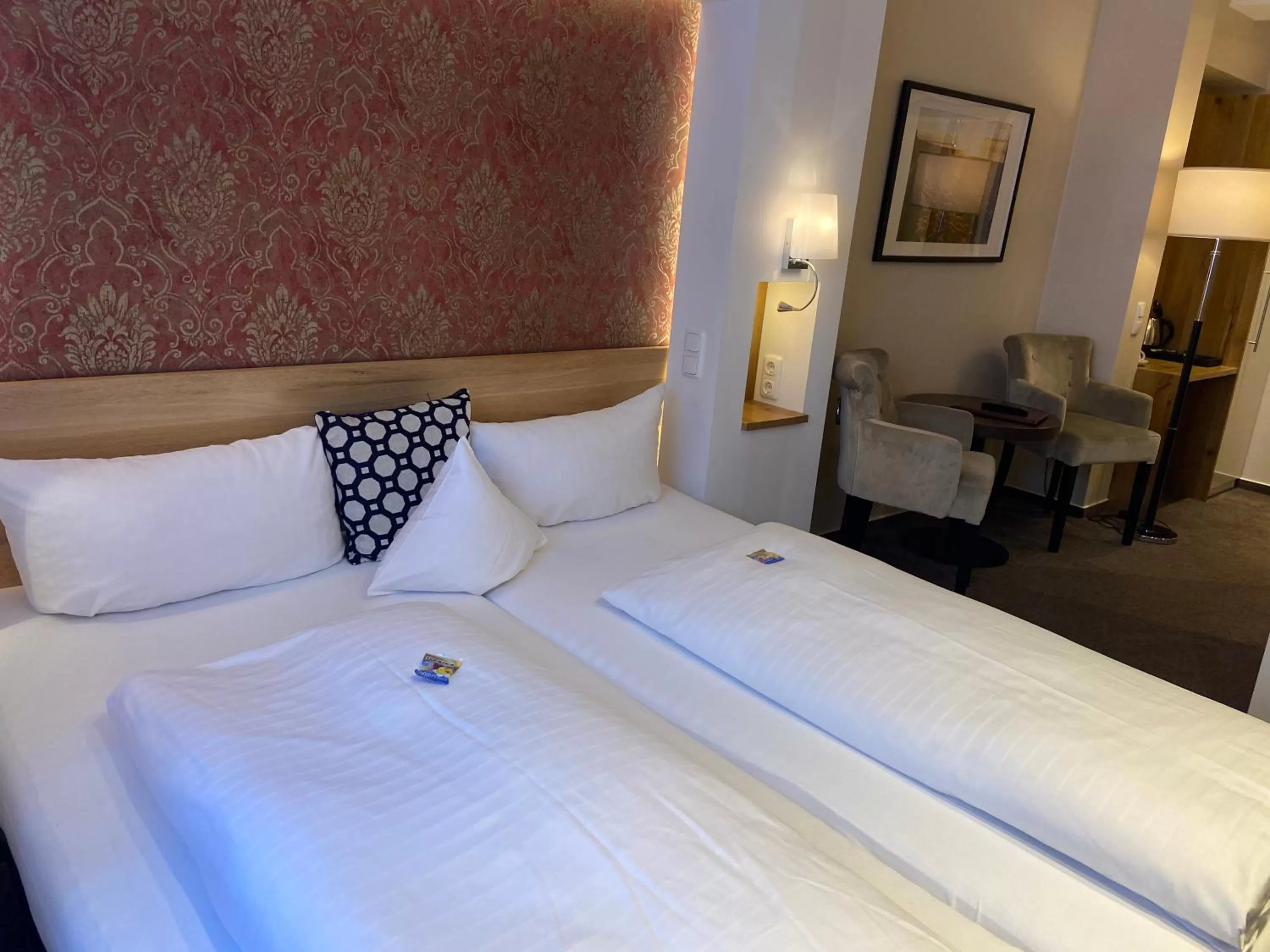 Bed in Petersen's Landhaus