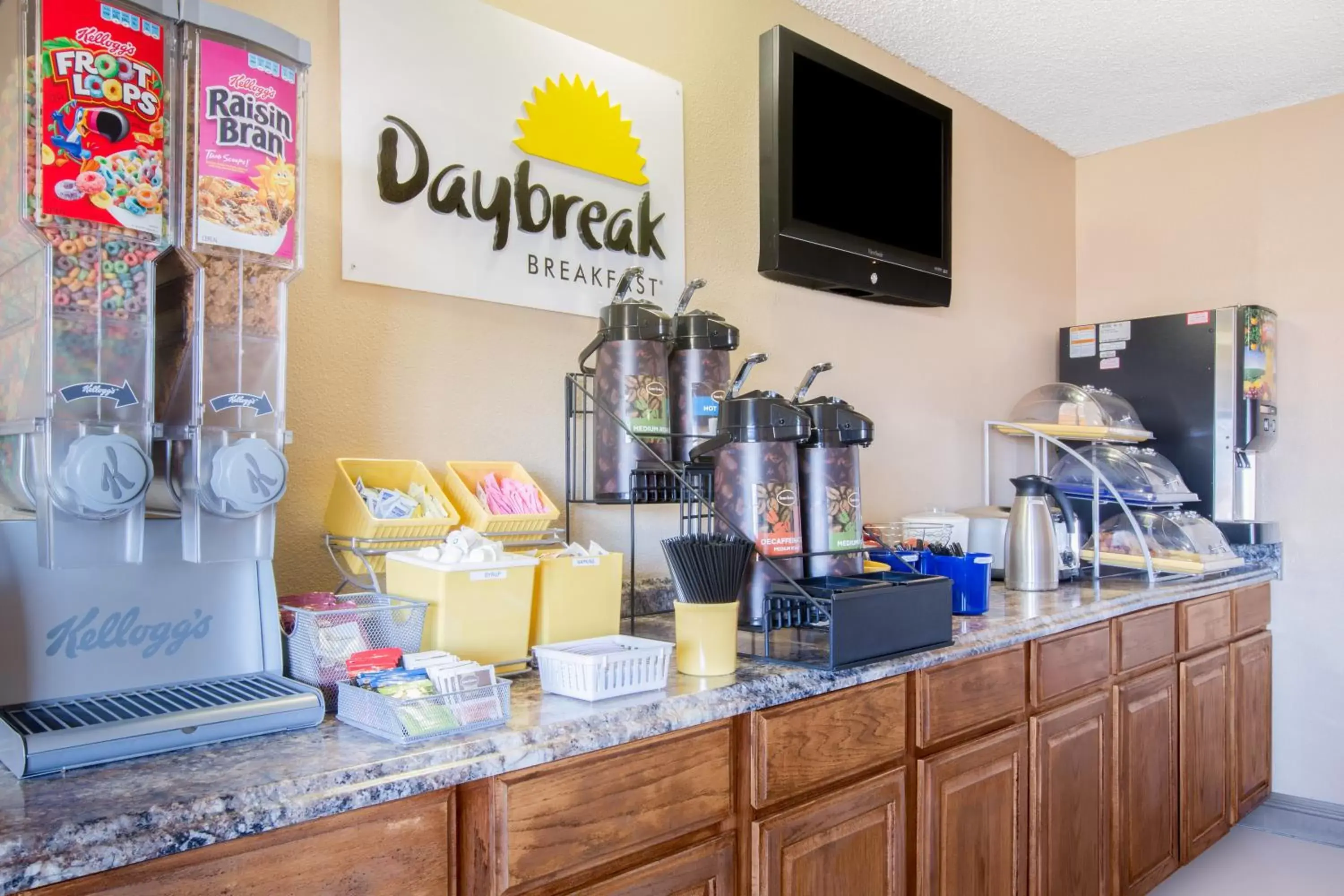 Continental breakfast in Days Inn by Wyndham Lake Havasu Continental breakfast in Days Inn by Wyndham Lake Havasu