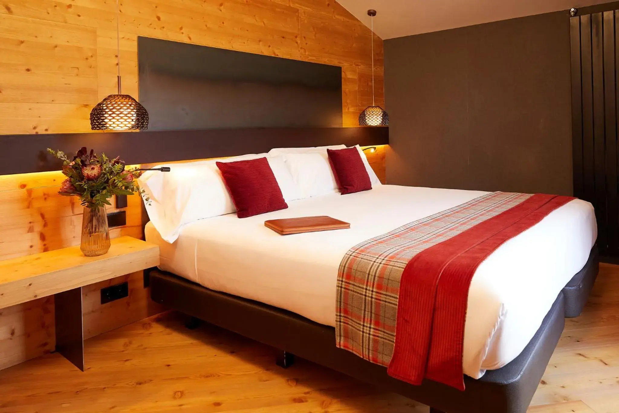 Bed in Park Piolets MountainHotel & Spa