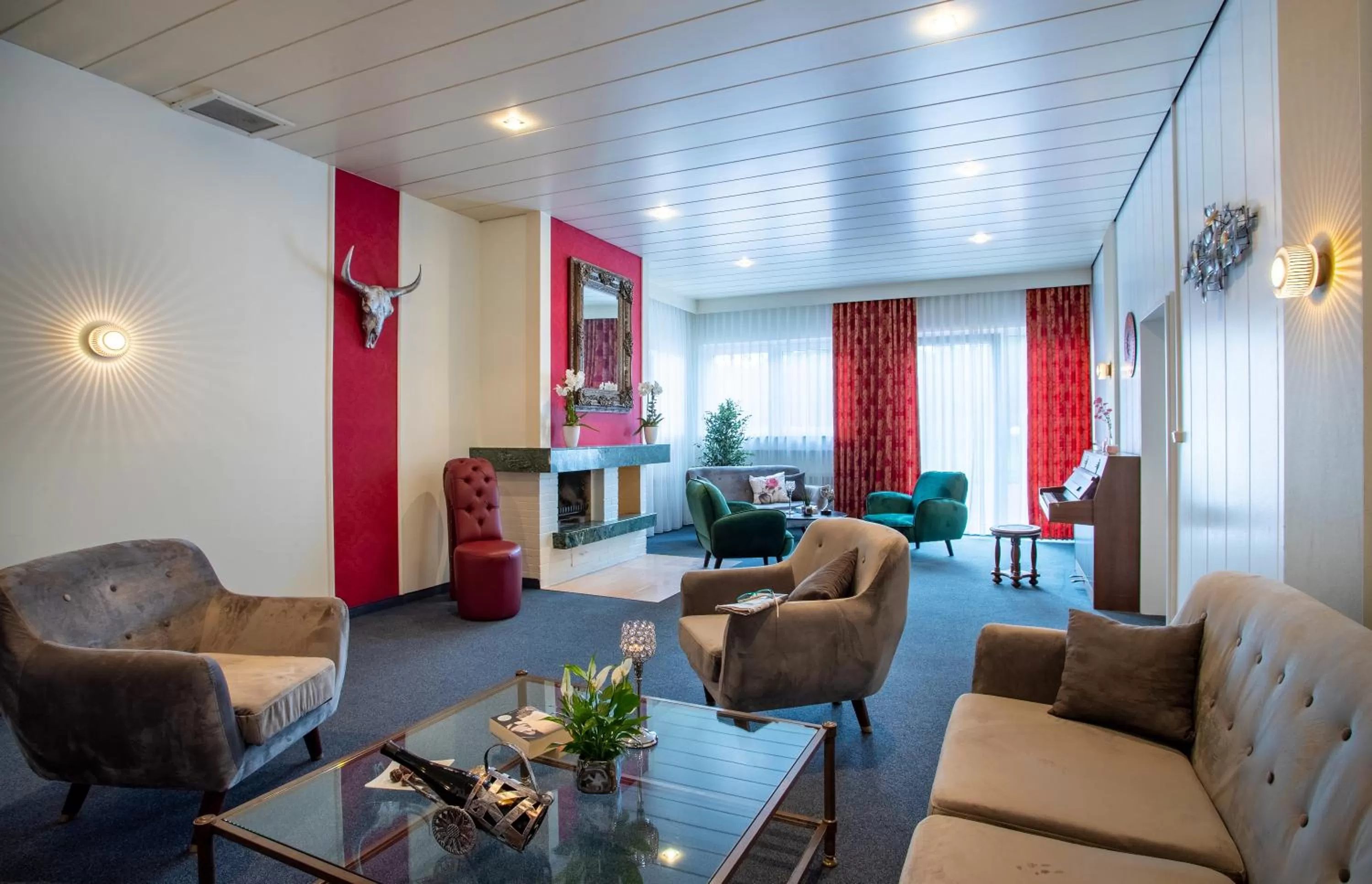 Communal lounge/ TV room in Aqualux Wellness- & Tagungshotel