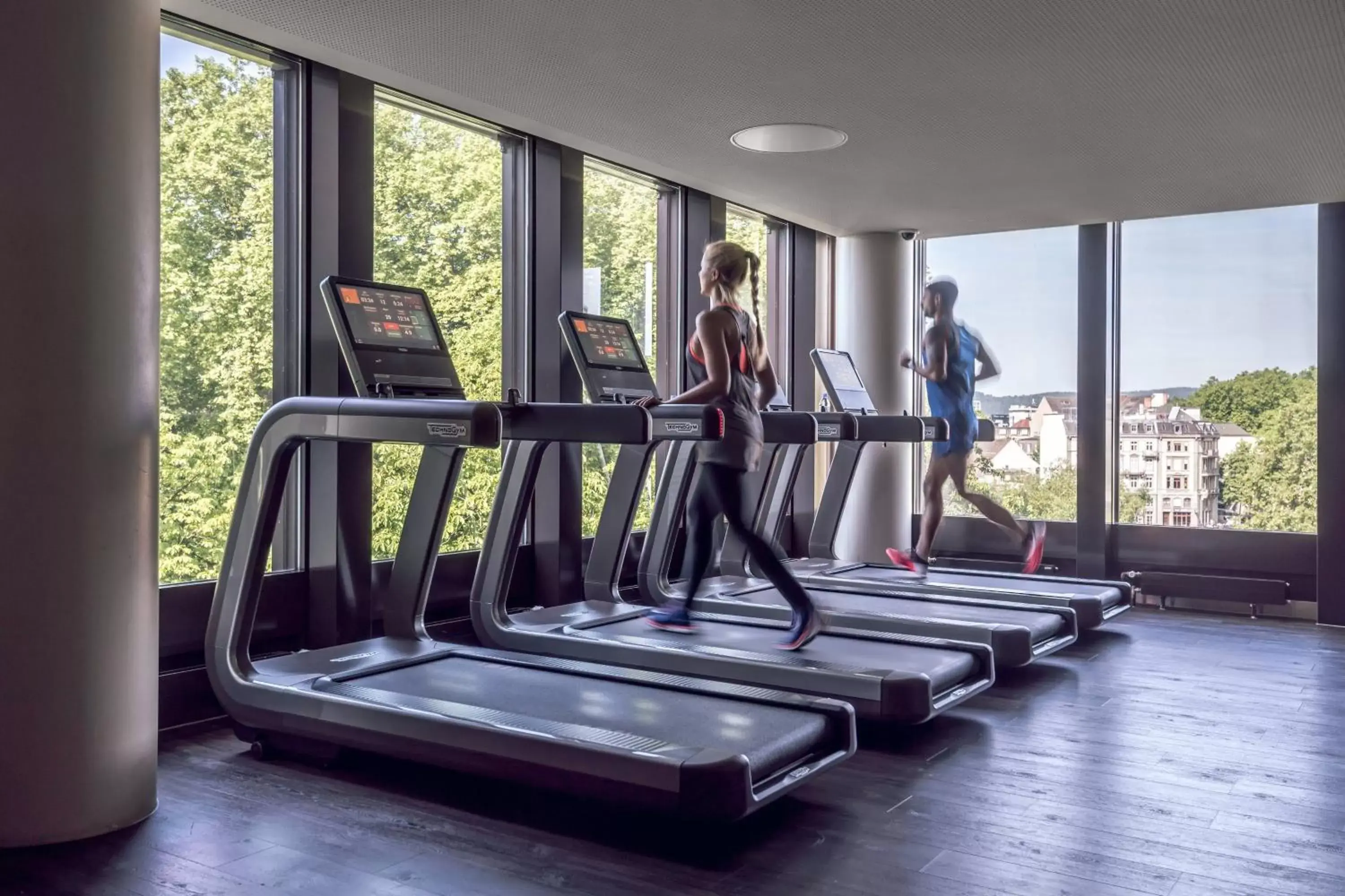 Fitness centre/facilities, Fitness Center/Facilities in Zurich Marriott Hotel