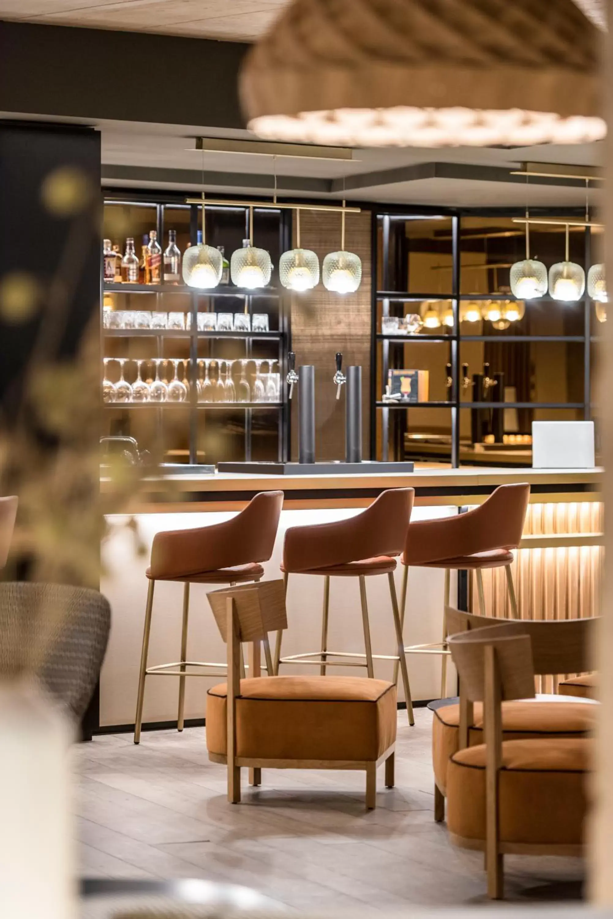 Lobby or reception, Lounge/Bar in Mercure Luxembourg Off Kirchberg