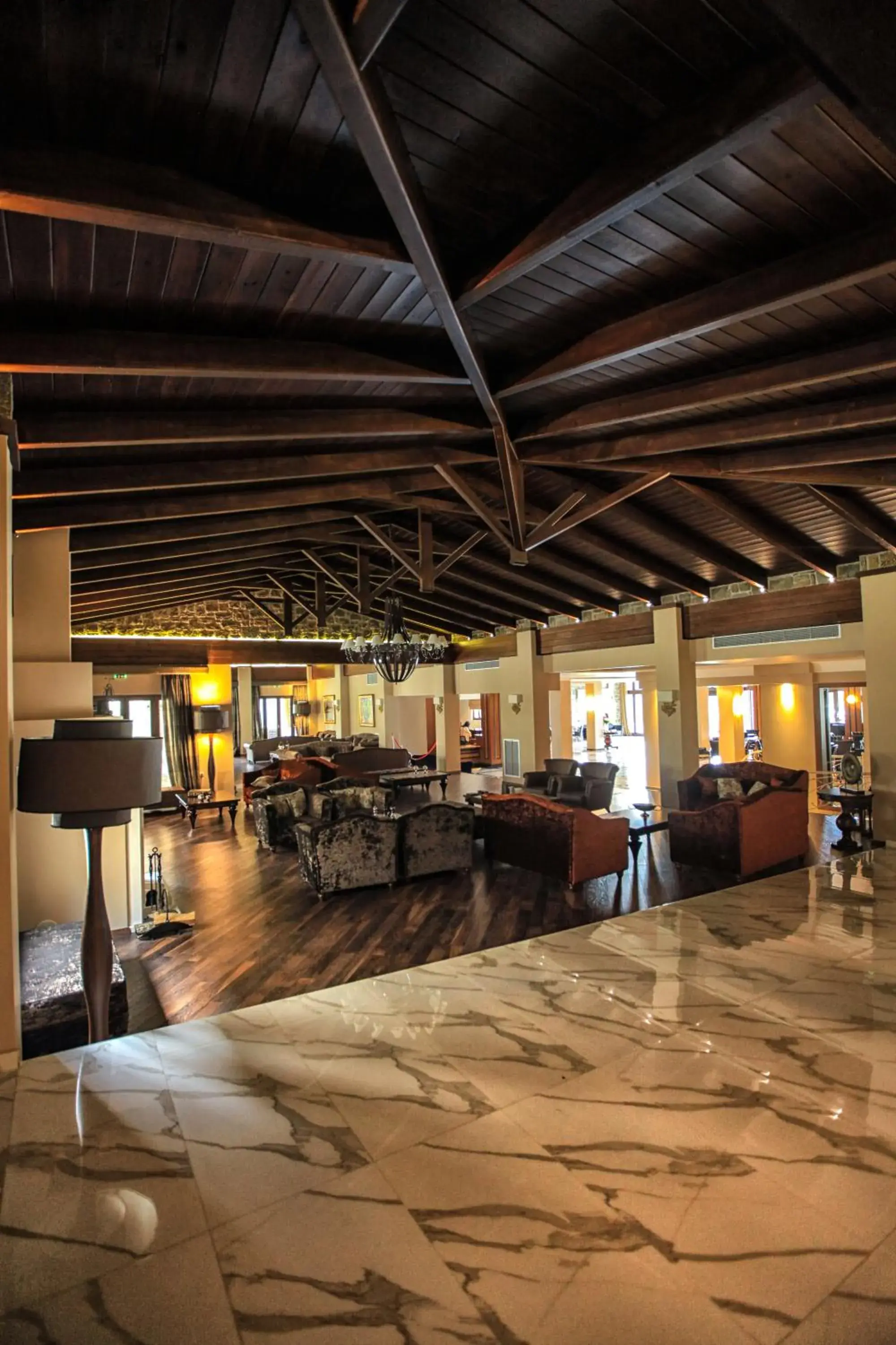 Communal lounge/ TV room, Restaurant/Places to Eat in Grand Meteora Hotel