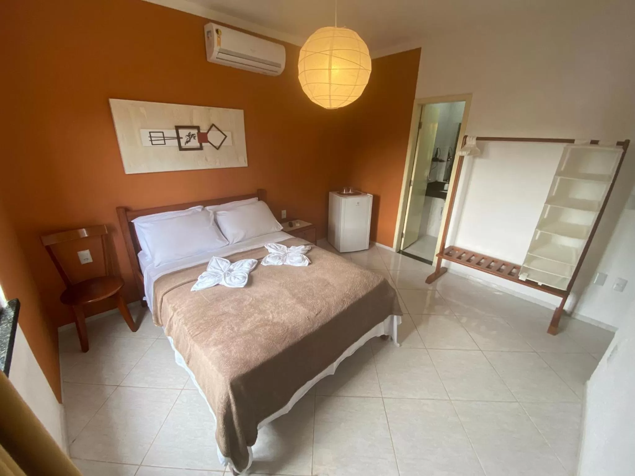 Bed in Refúgio Pousada Fortaleza