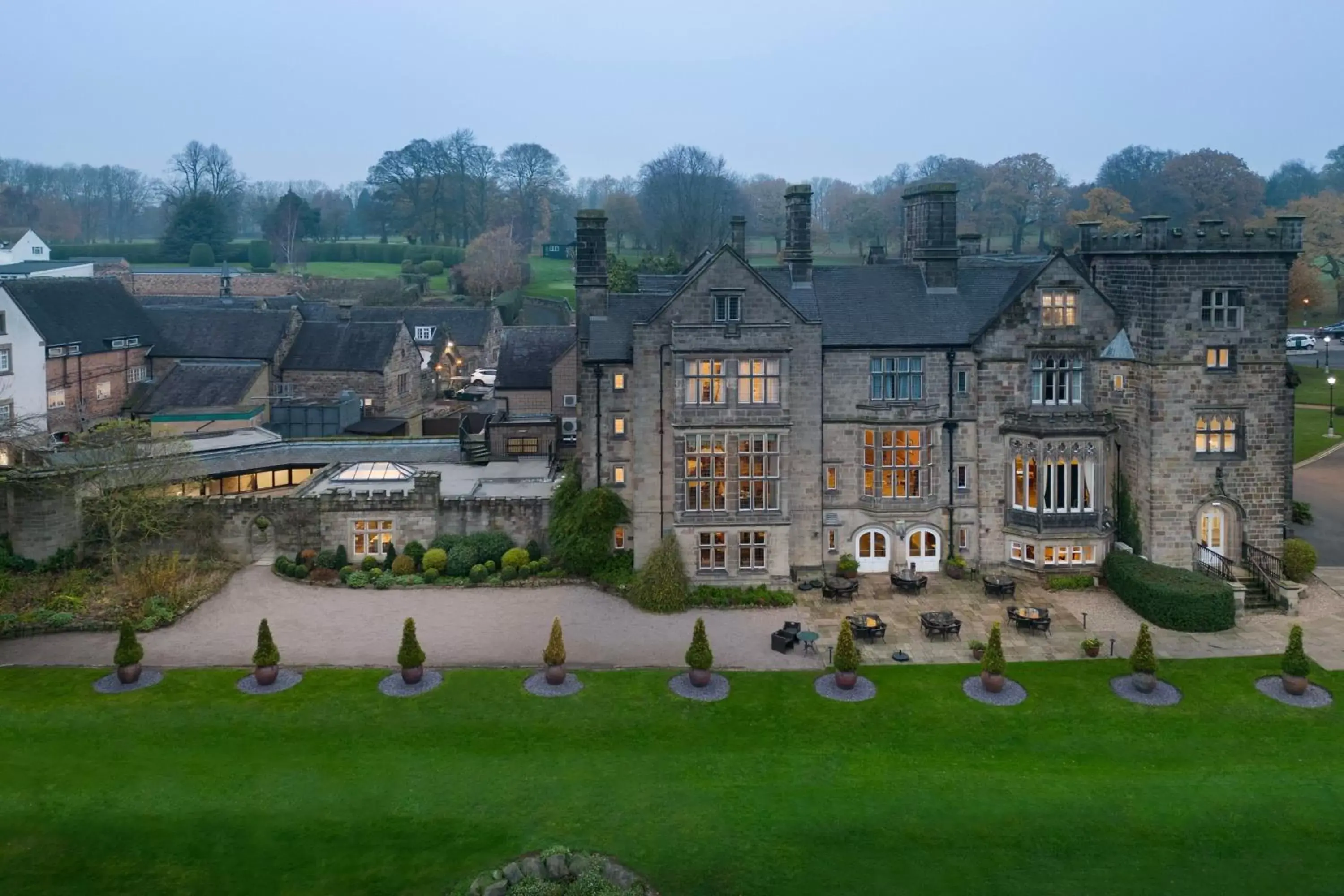 Property building in Delta Hotels by Marriott Breadsall Priory Country Club