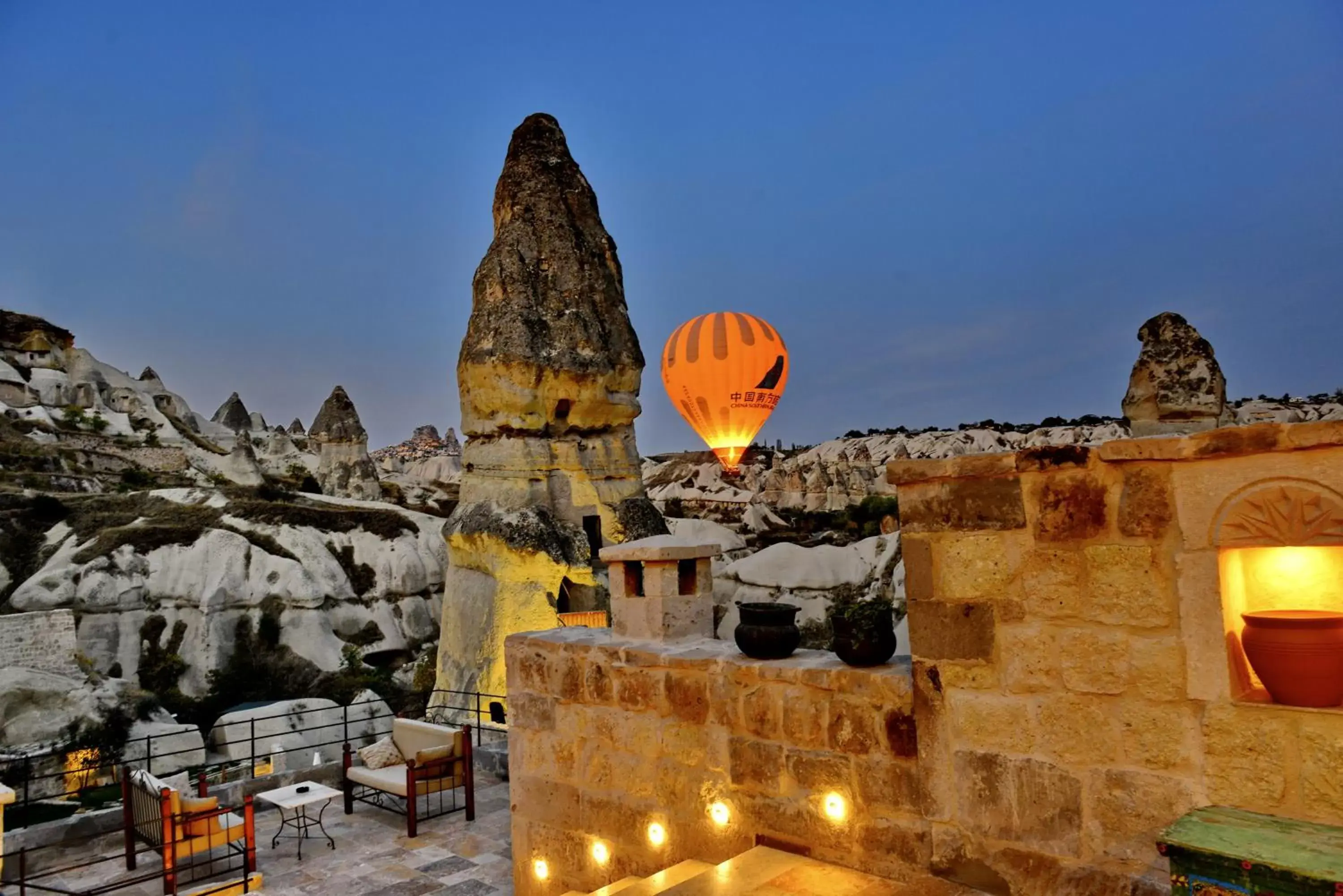 Facade/entrance in Aza Cave Cappadocia