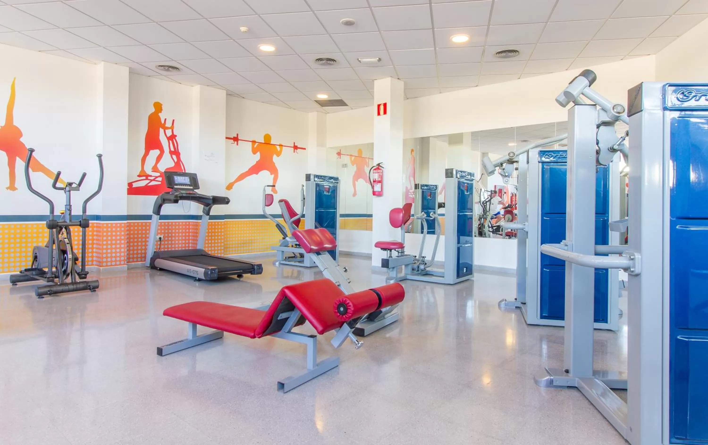 Fitness centre/facilities in Hotel Mediterraneo