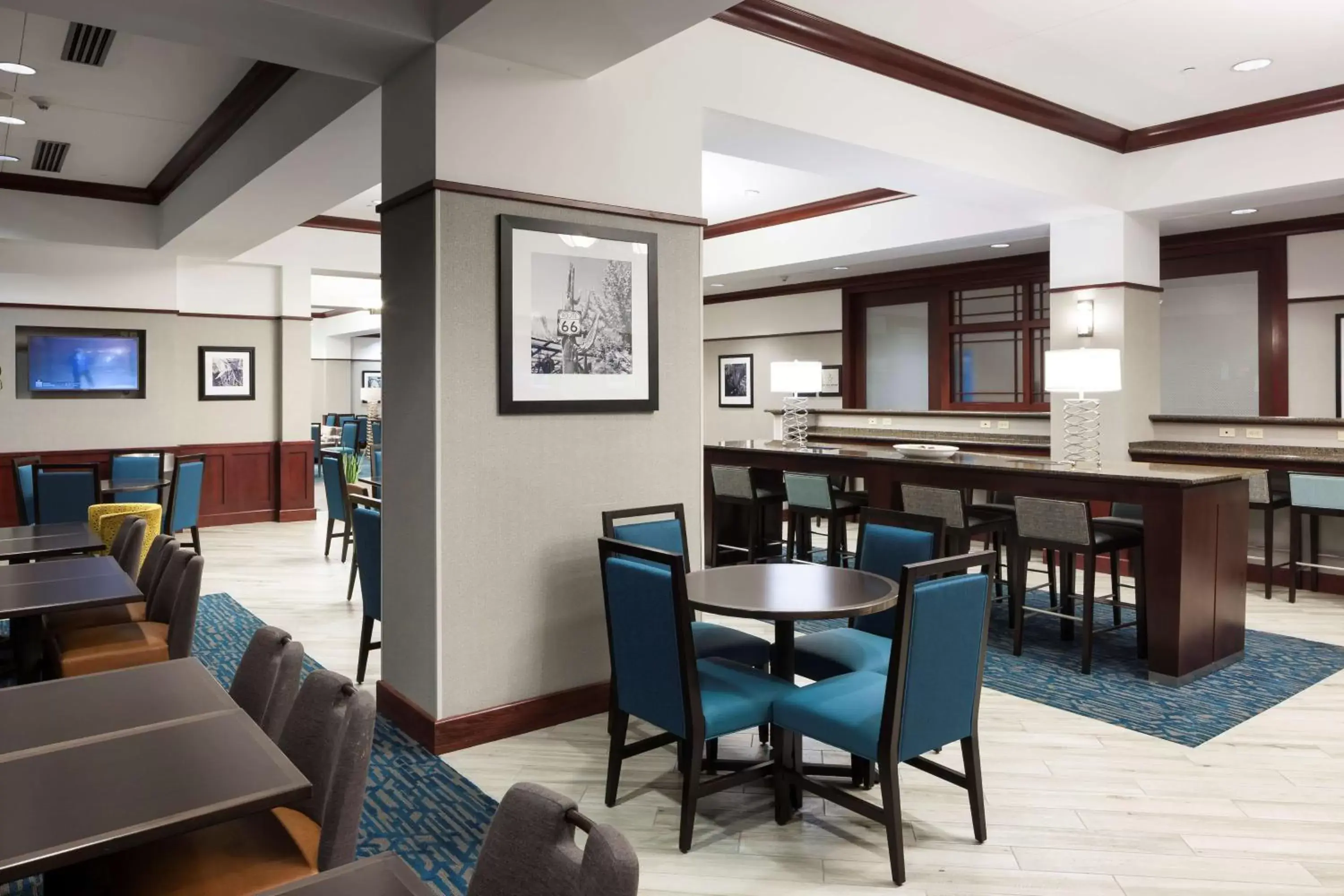 Lobby or reception, Restaurant/Places to Eat in Hampton Inn & Suites Oklahoma City-Bricktown