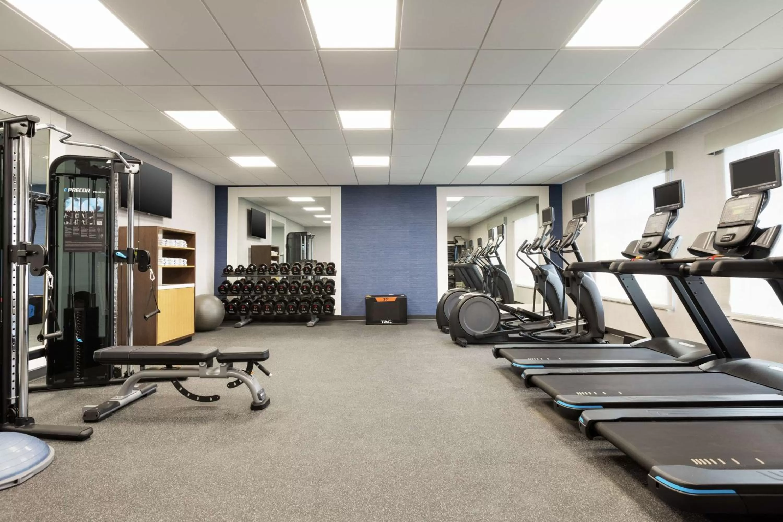 Fitness centre/facilities in Homewood Suites By Hilton Mcdonough