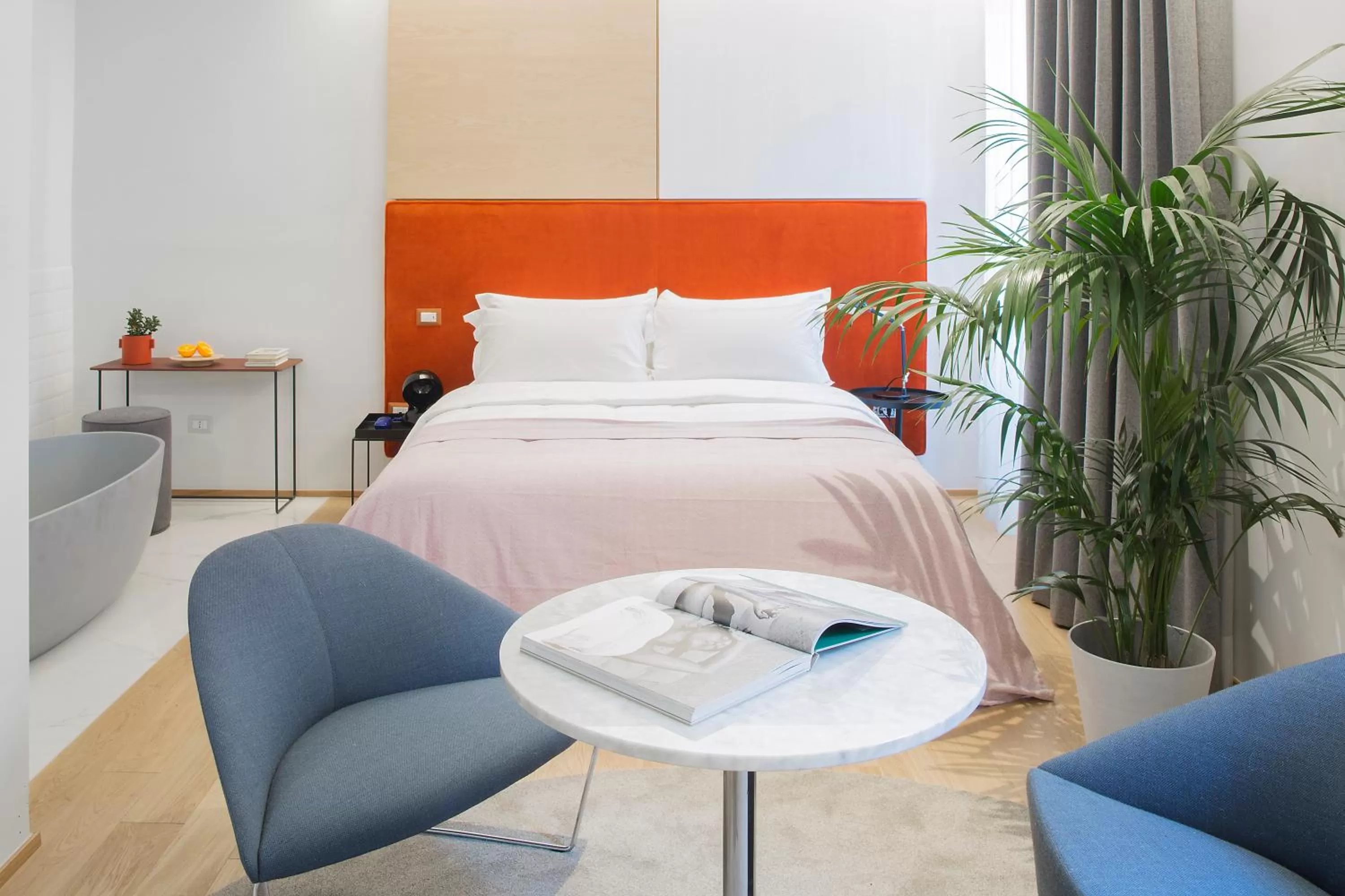 Bed in The Radical Hotel Roma