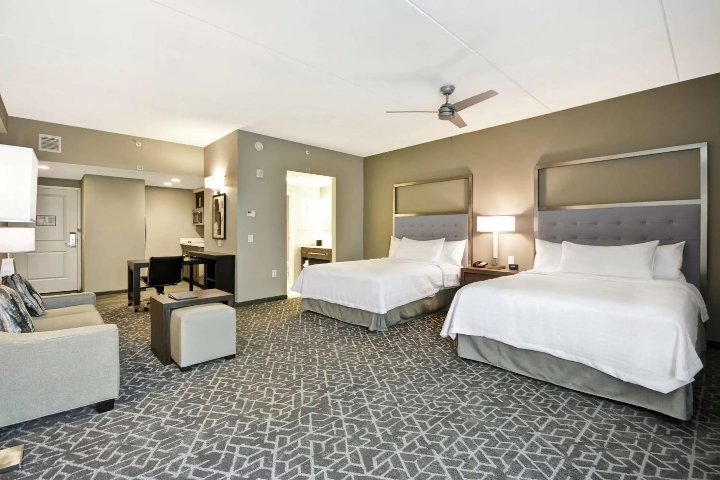 Queen Studio with Two Queen Beds - Non-Smoking in Homewood Suites by Hilton Raleigh Cary I-40 Queen Studio with Two Queen Beds - Non-Smoking in Homewood Suites by Hilton Raleigh Cary I-40