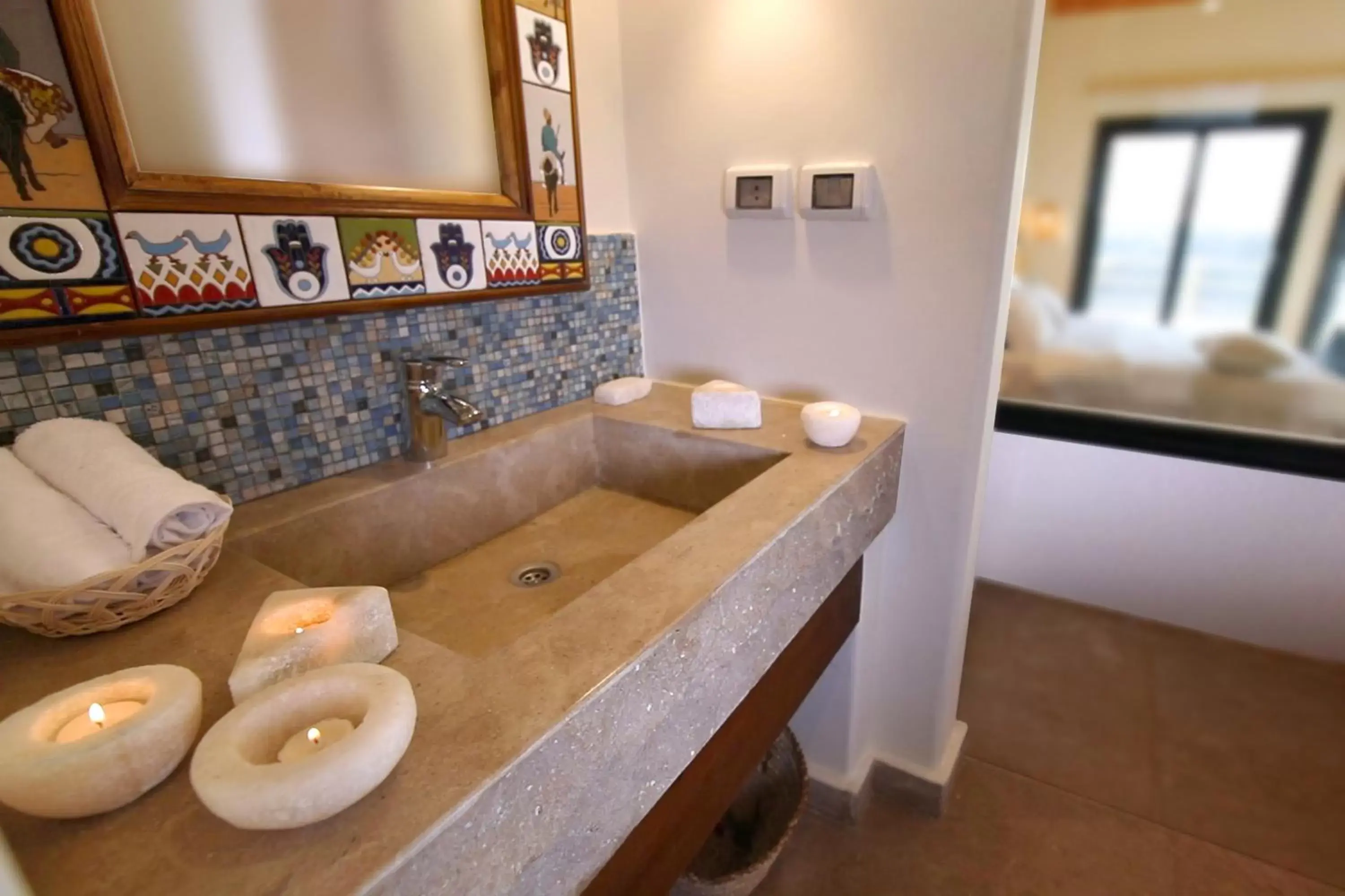 Bathroom in Benben by Dhara Hotels - Adults Only Bathroom in Benben by Dhara Hotels - Adults Only