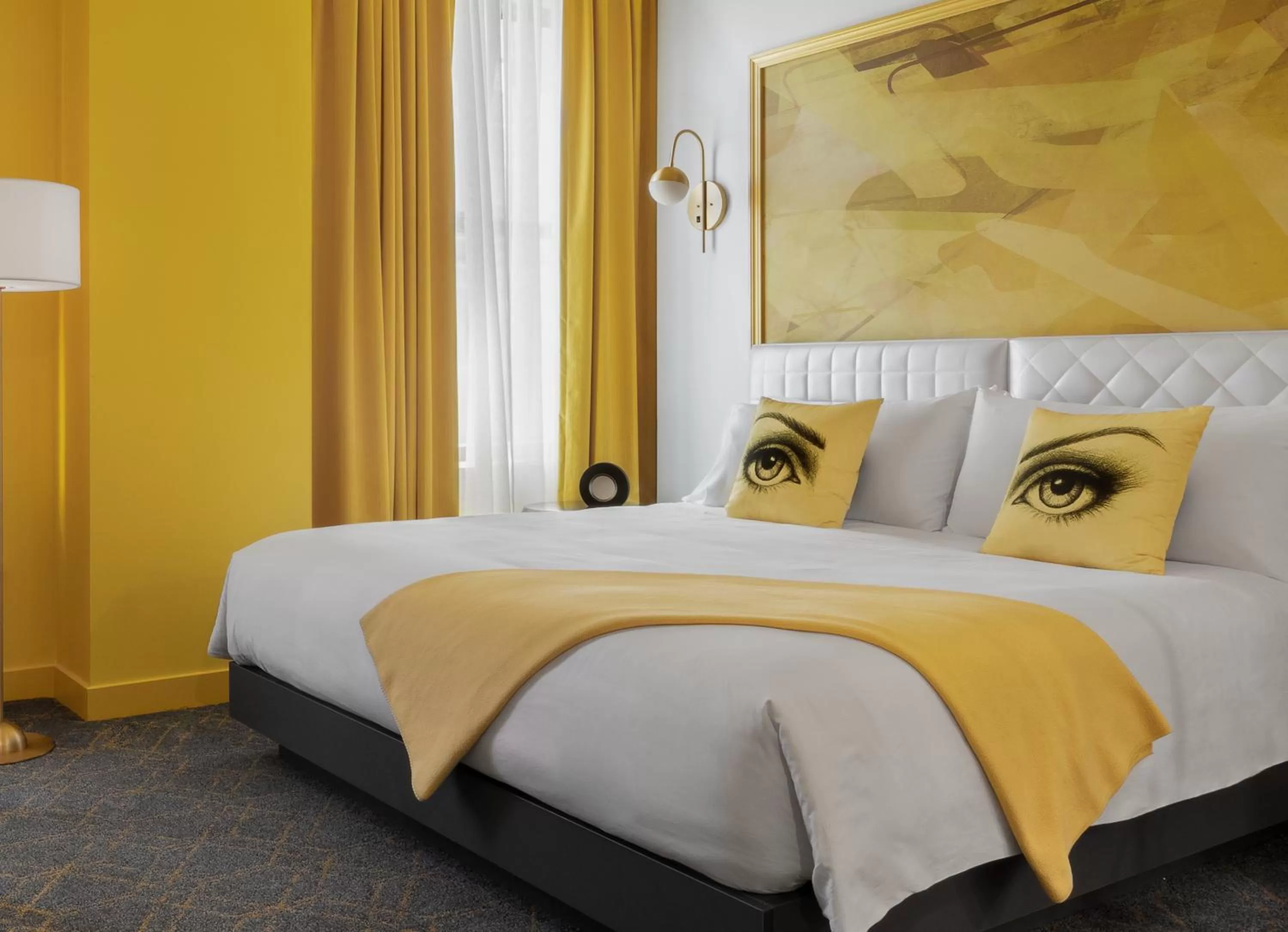 Bed in Angad Arts Hotel St Louis, Tapestry Collection by Hilton