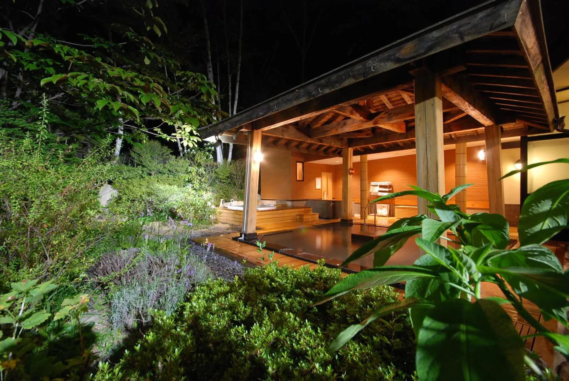 Hot Spring Bath in Kurobe Kanko Hotel