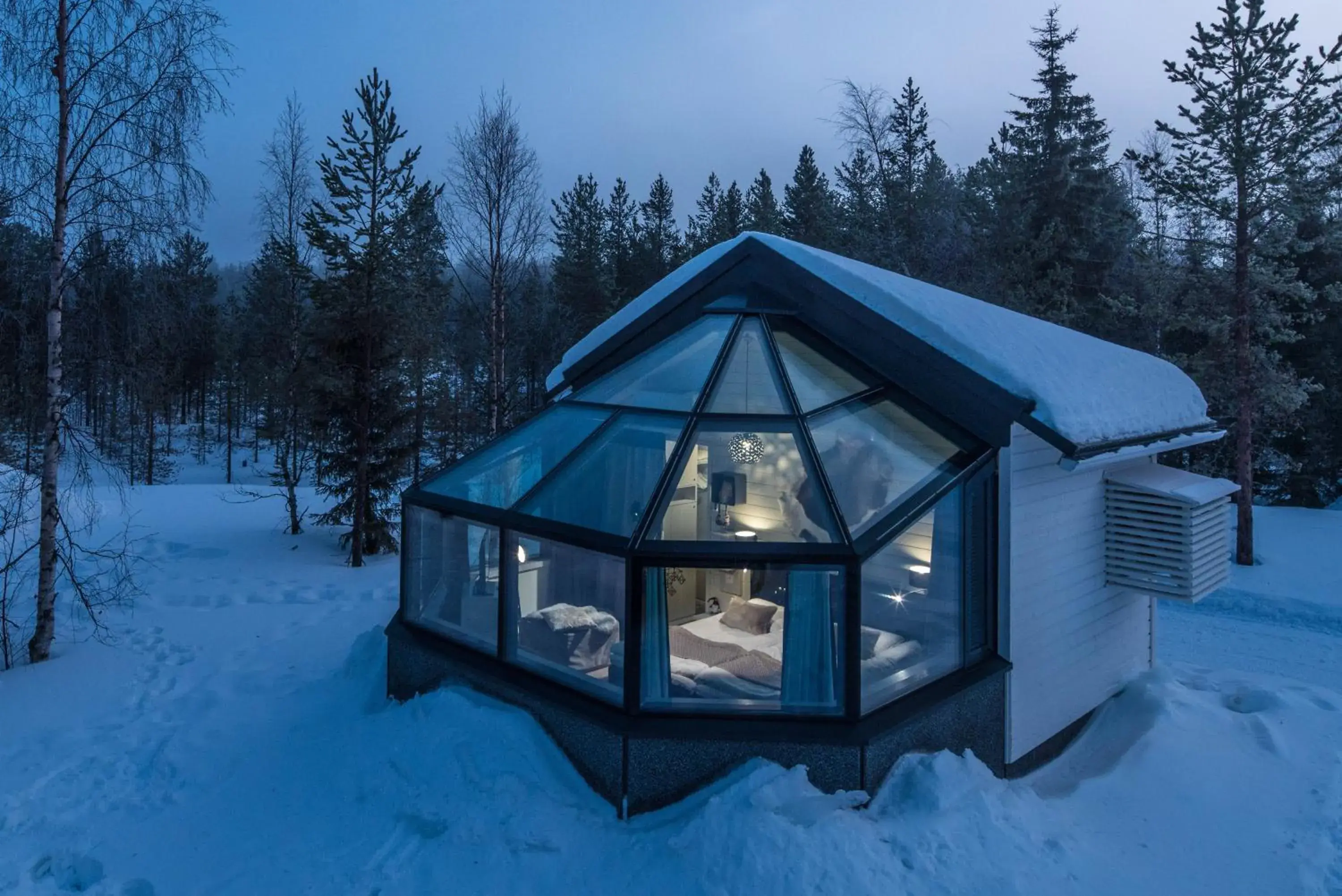 Winter in Santa's Igloos Arctic Circle