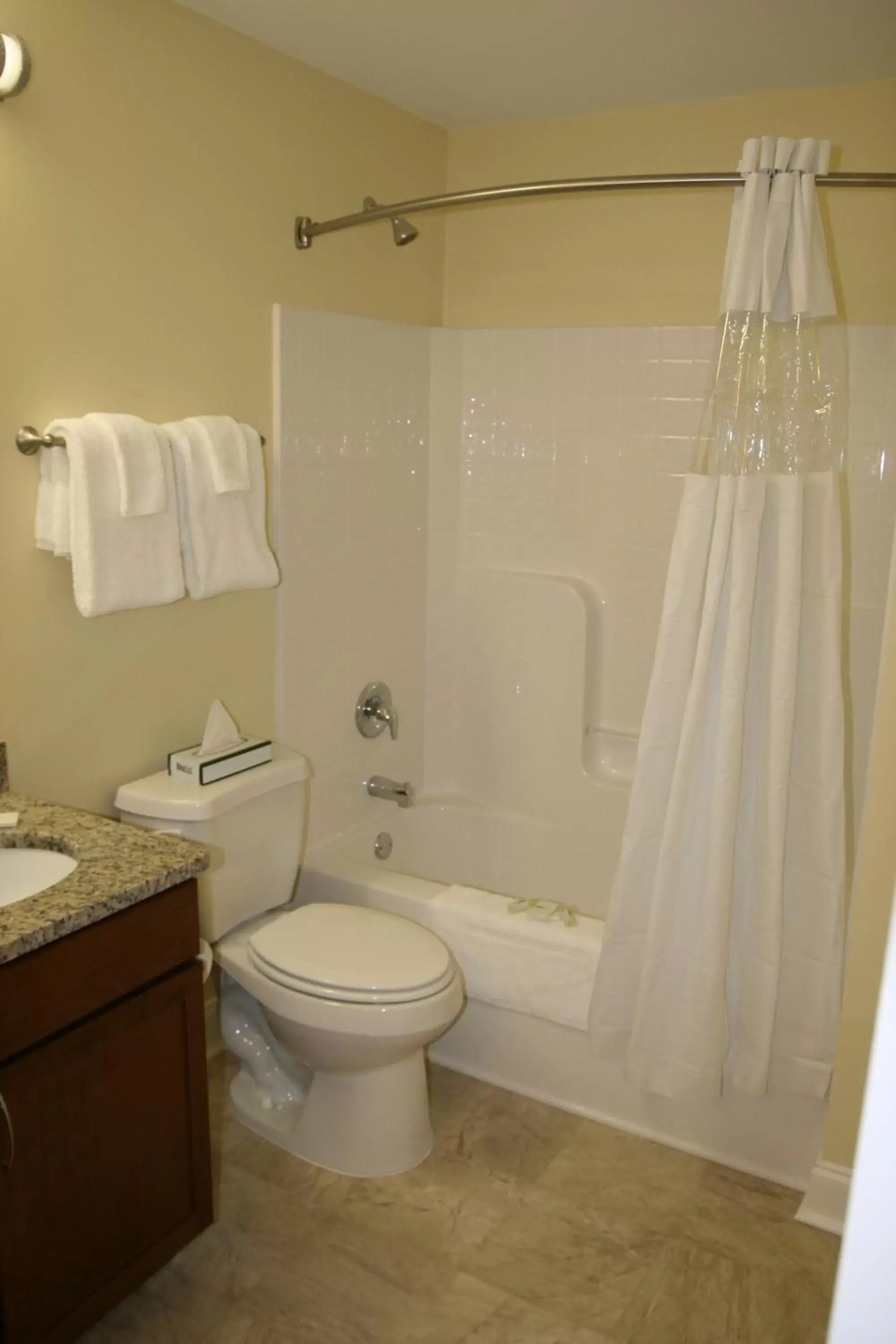 Bathroom in Affordable Suites of America Augusta