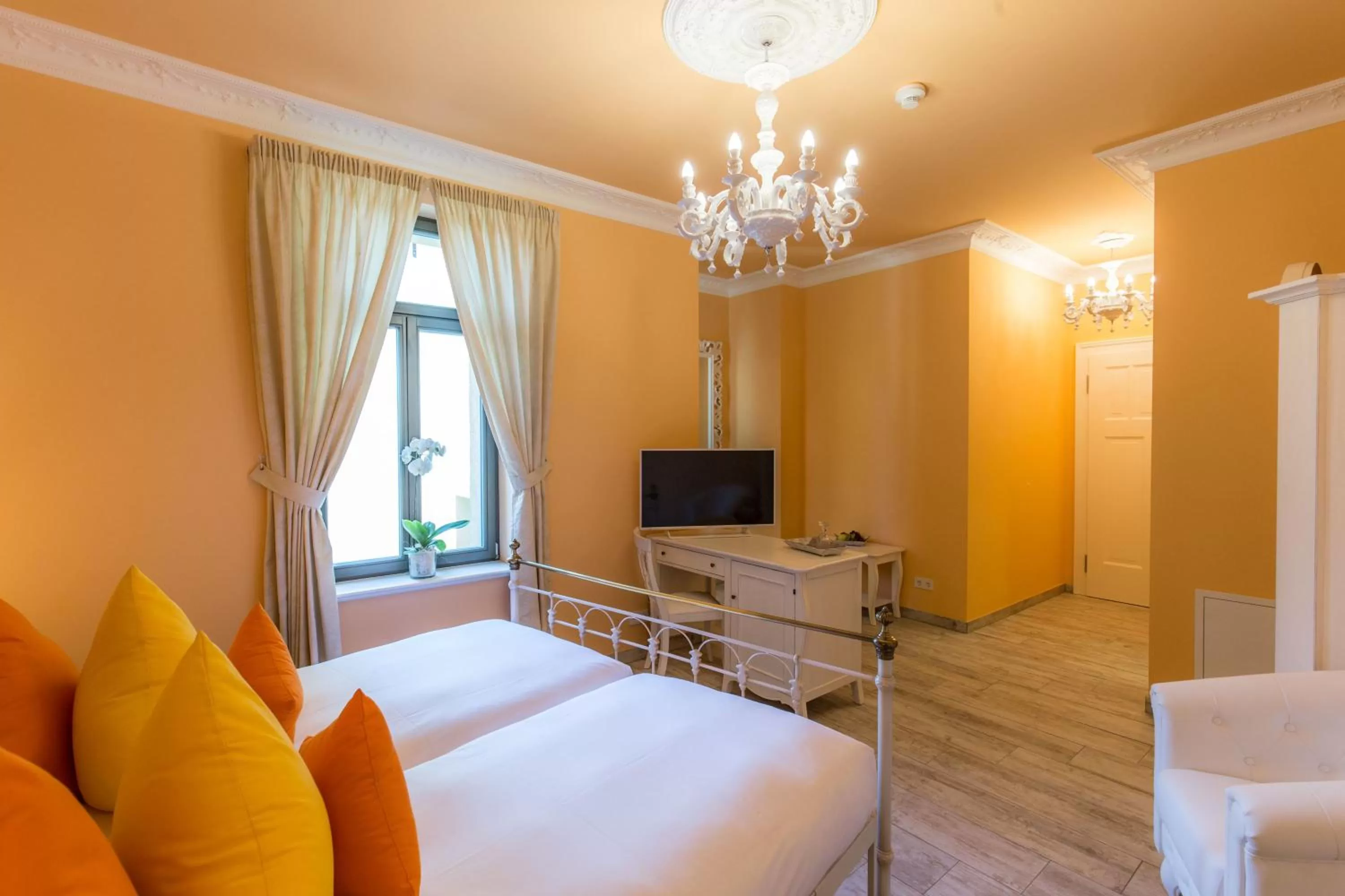 Photo of the whole room, Bed in Grande Albergo Giancarlo