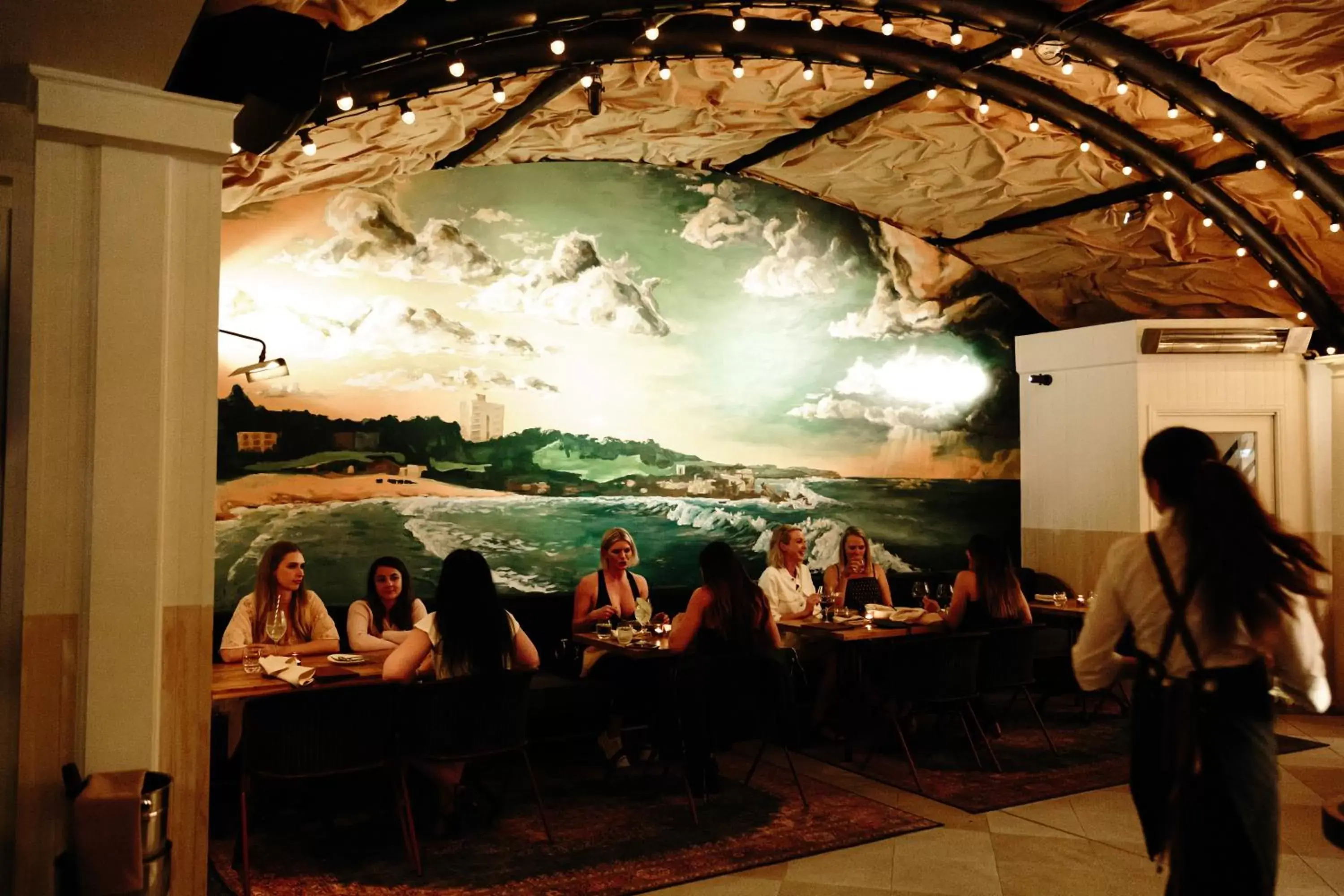 Dining area, Guests in Coogee Bay Boutique Hotel