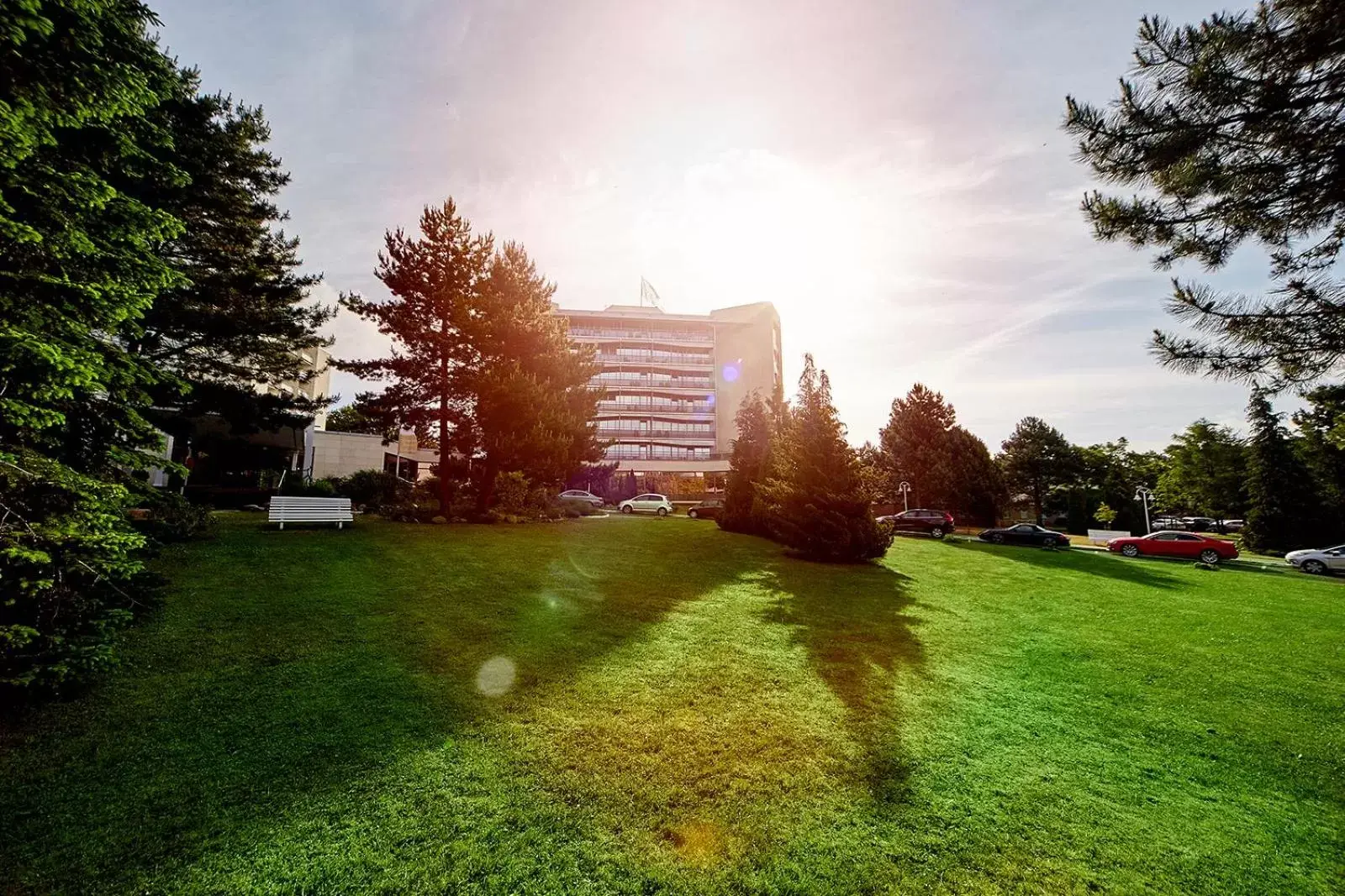 Property building, Garden in Cliff Hotel Rügen