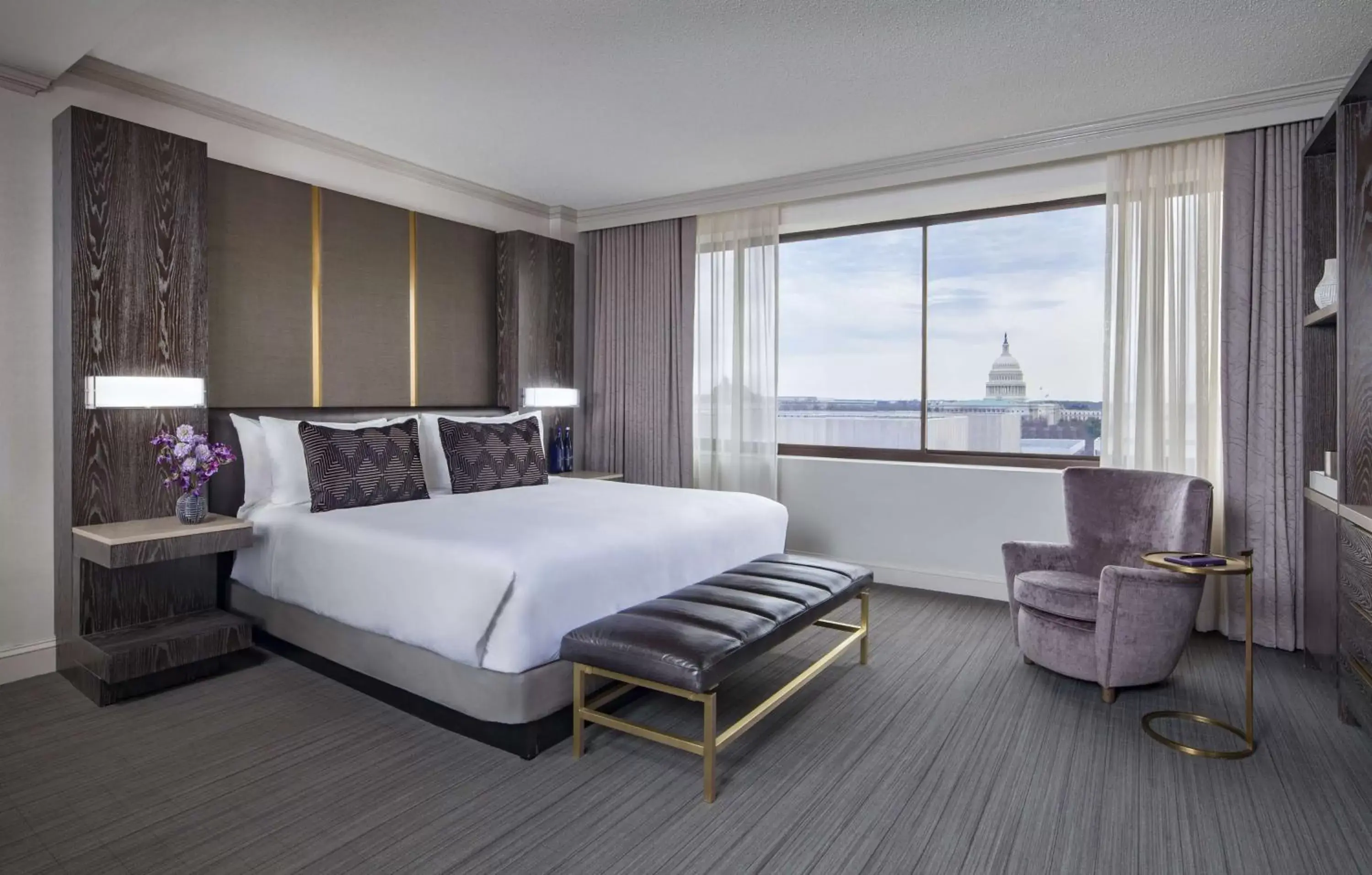Bed in Hilton Washington DC Capitol Hill Bed in Hilton Washington DC Capitol Hill