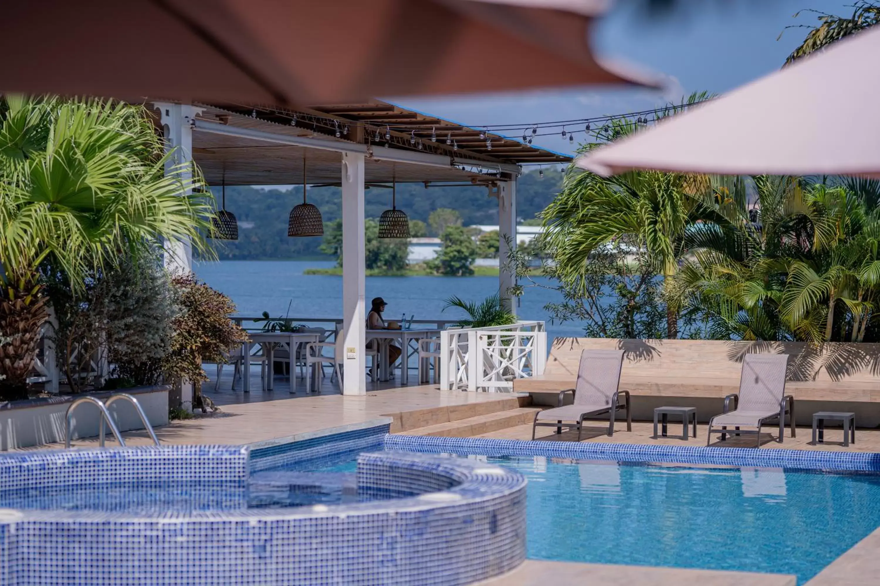 Swimming Pool in Hotel Casona del Lago