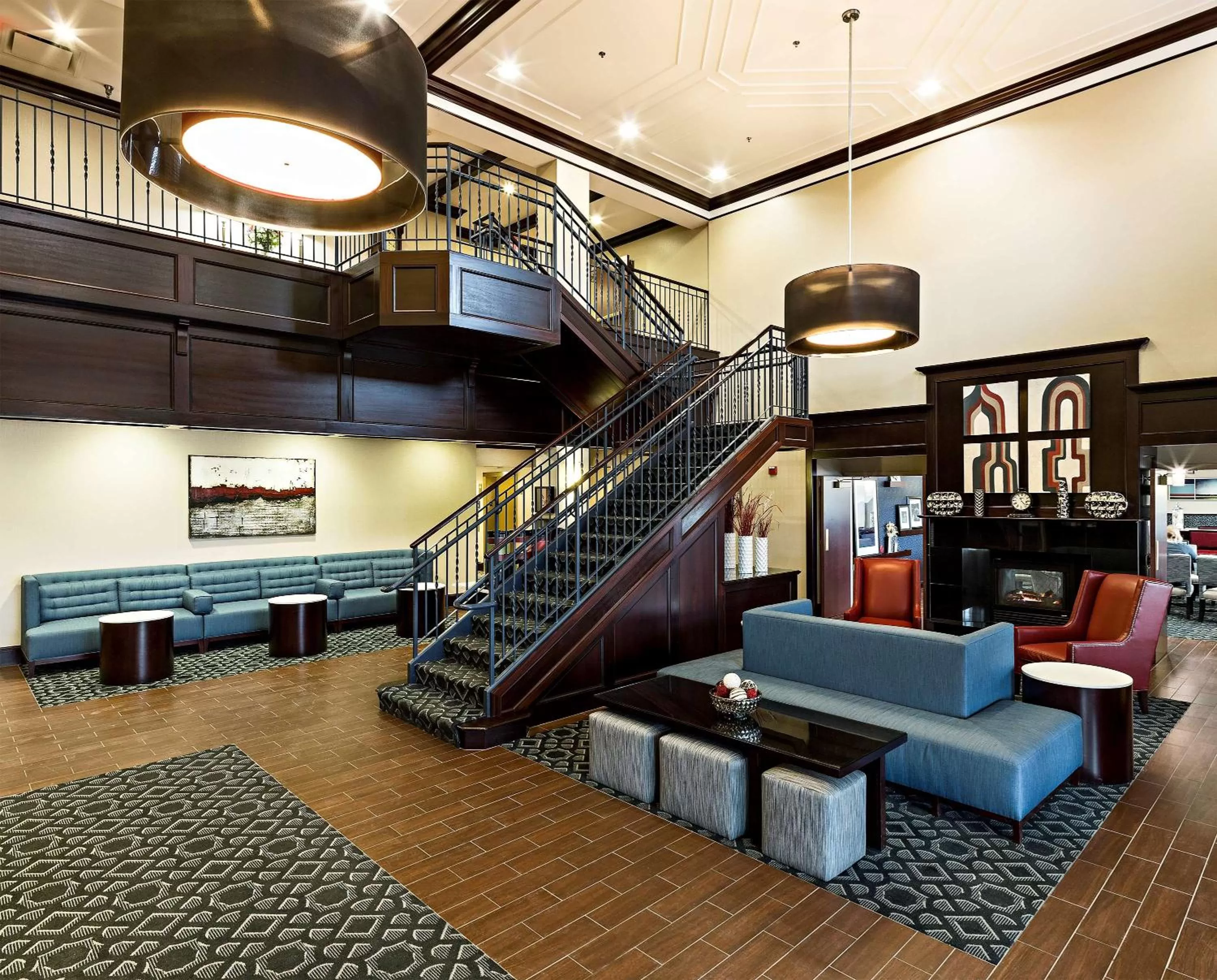 Lobby or reception in Hampton Inn Littleton