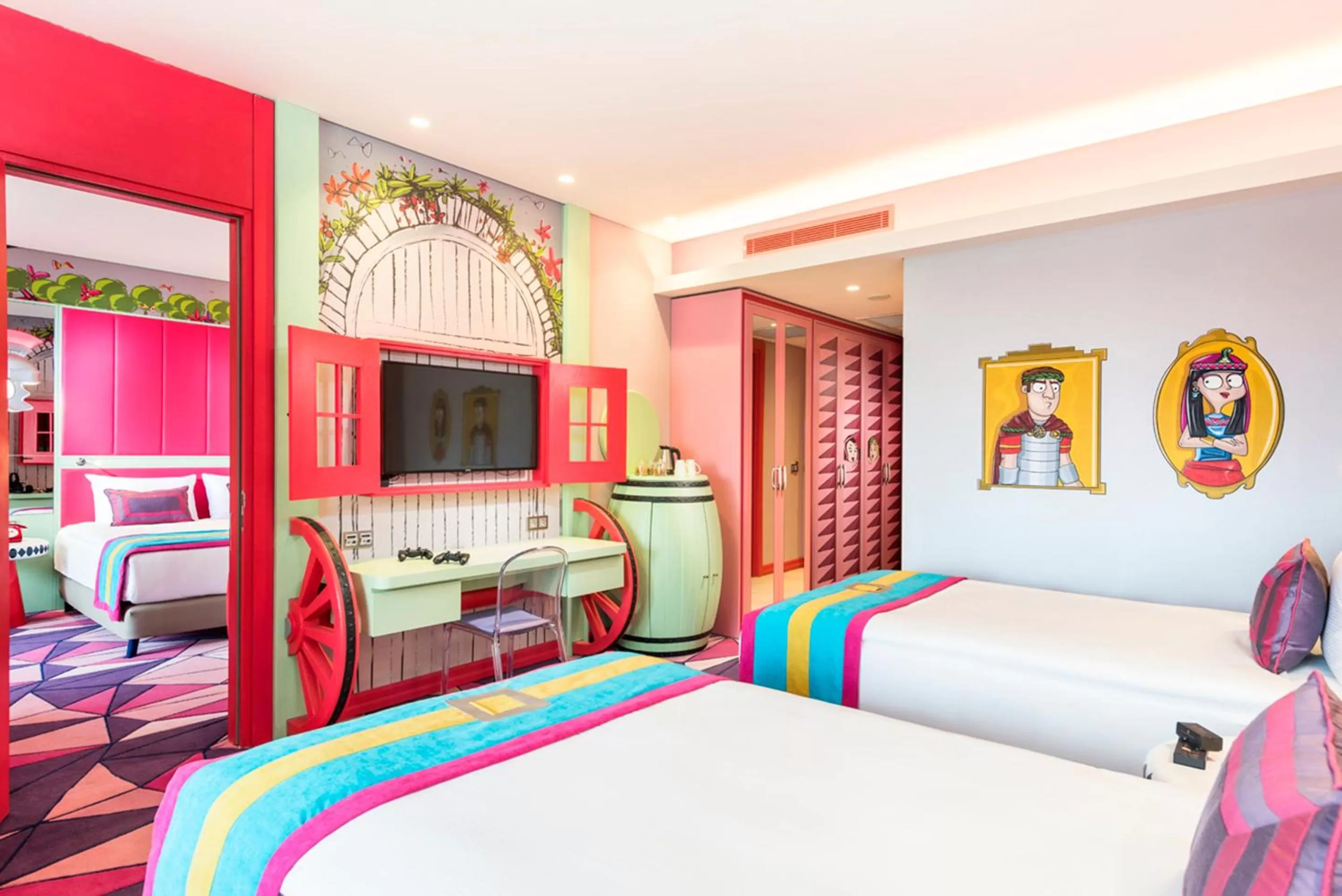 View (from property/room), Bed in The Land Of Legends Kingdom Hotel - All-in Concept