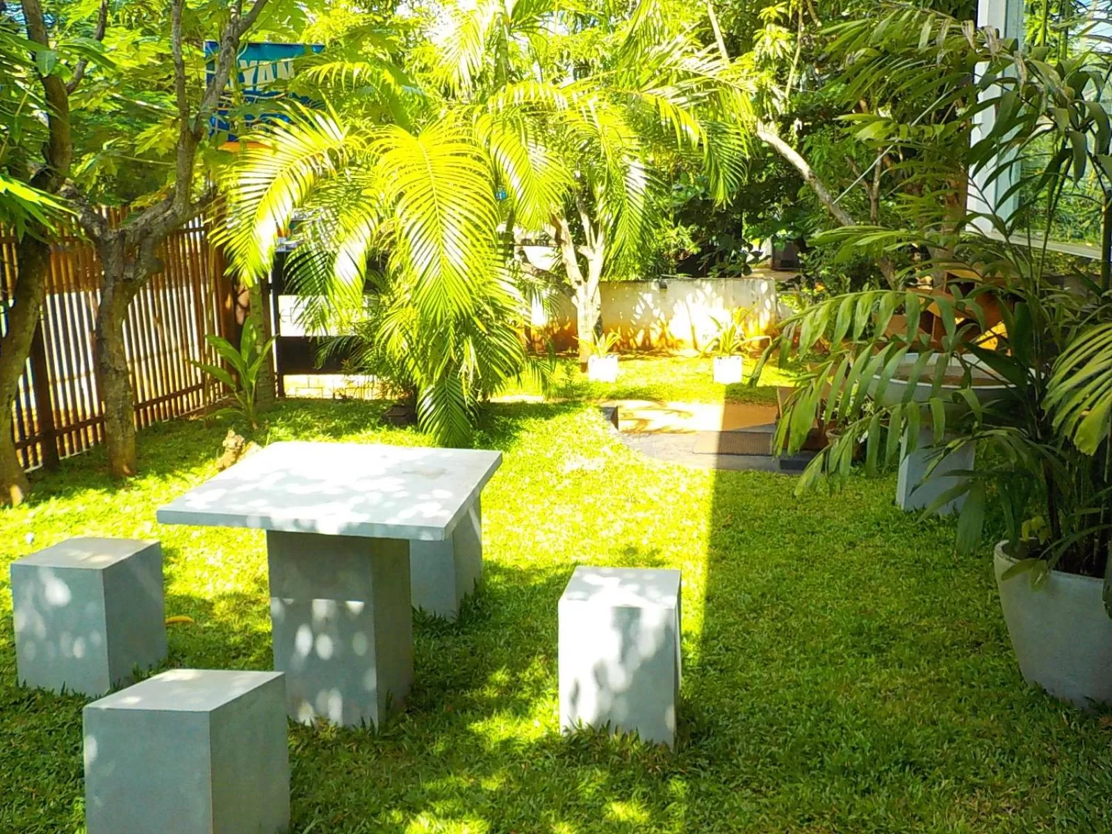 Garden in Liyana Holiday resort