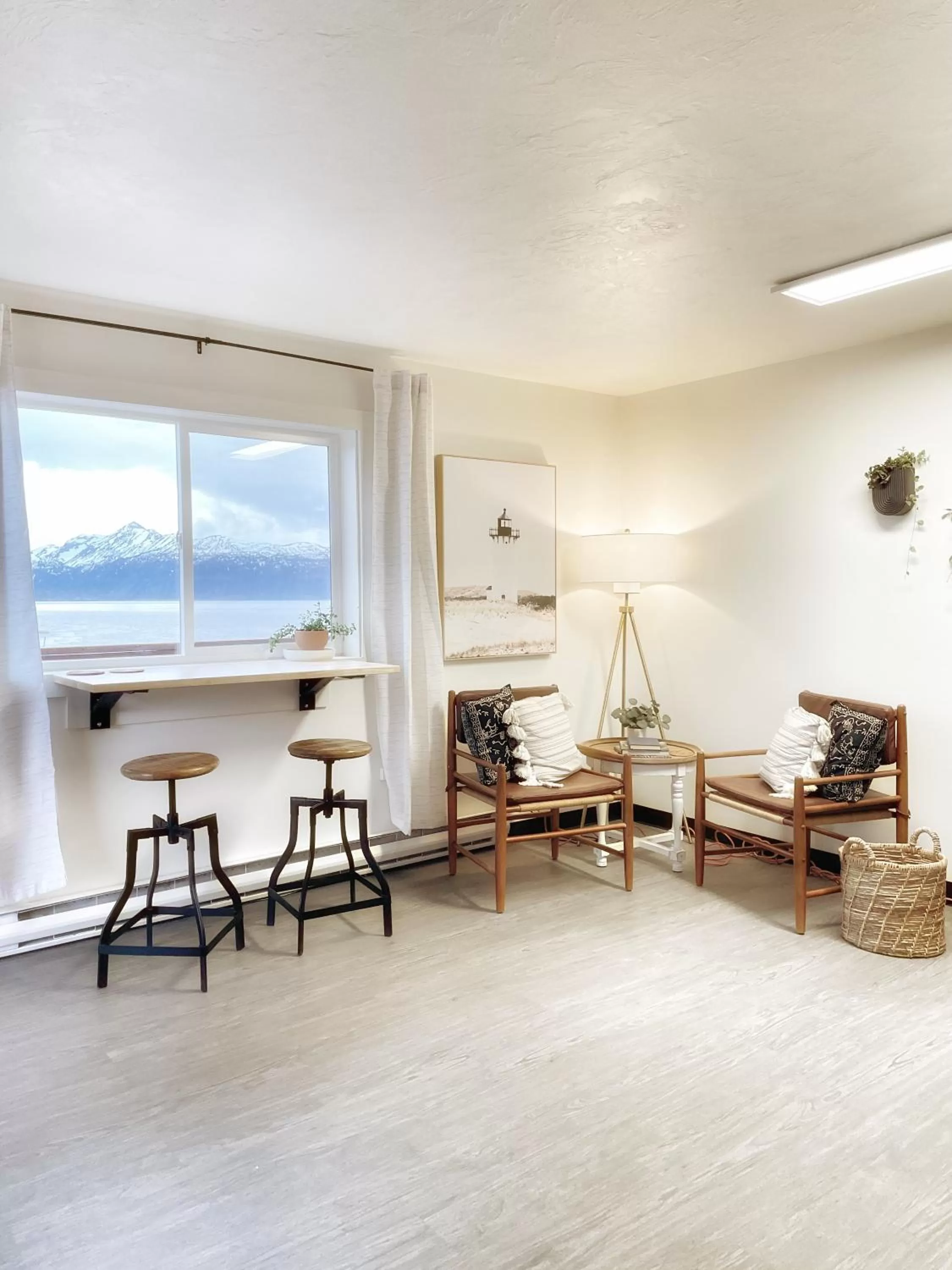 Seating area in The Shack Inn
