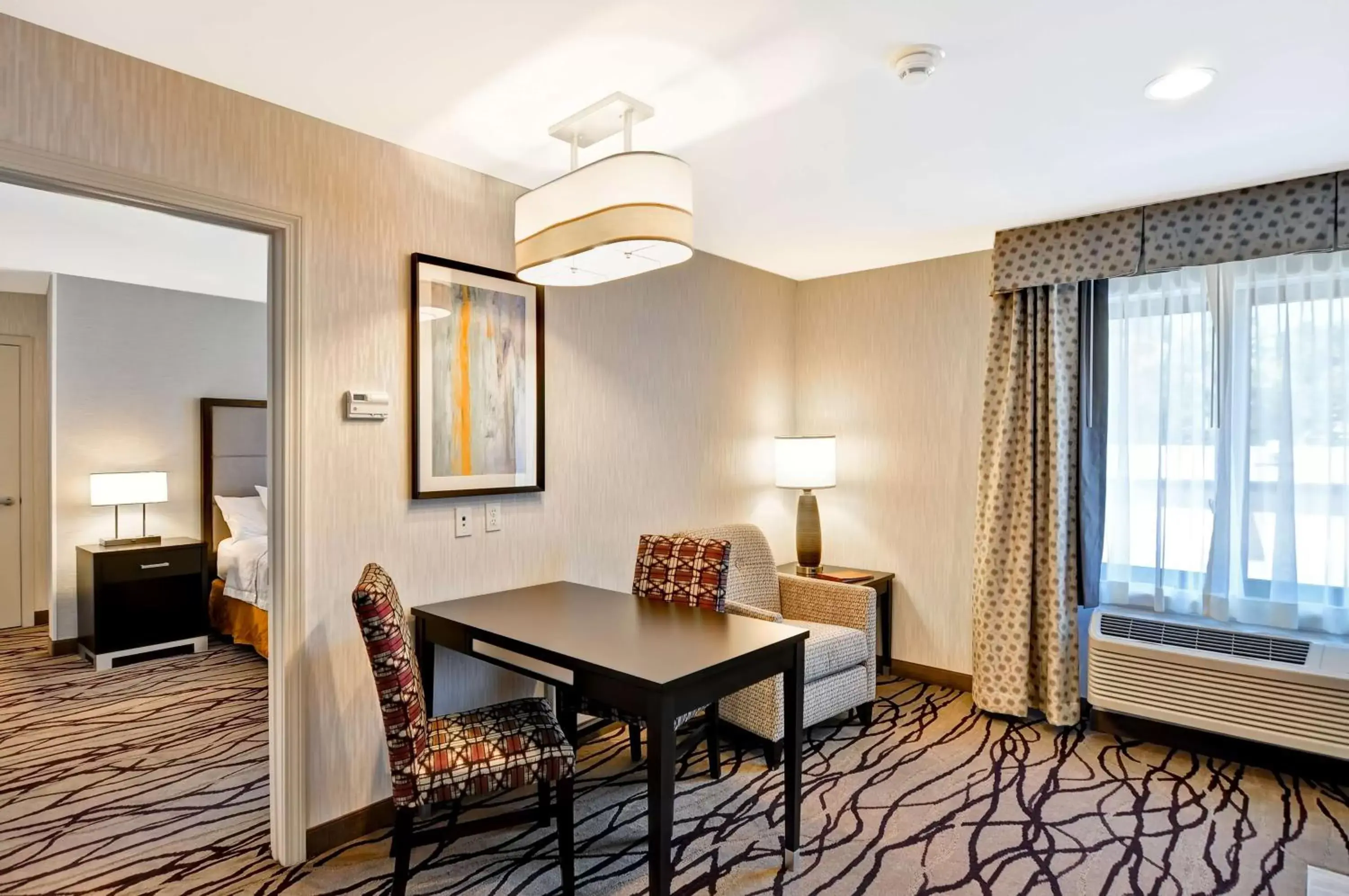 Living room, Seating Area in Homewood Suites by Hilton Boston Cambridge-Arlington, MA