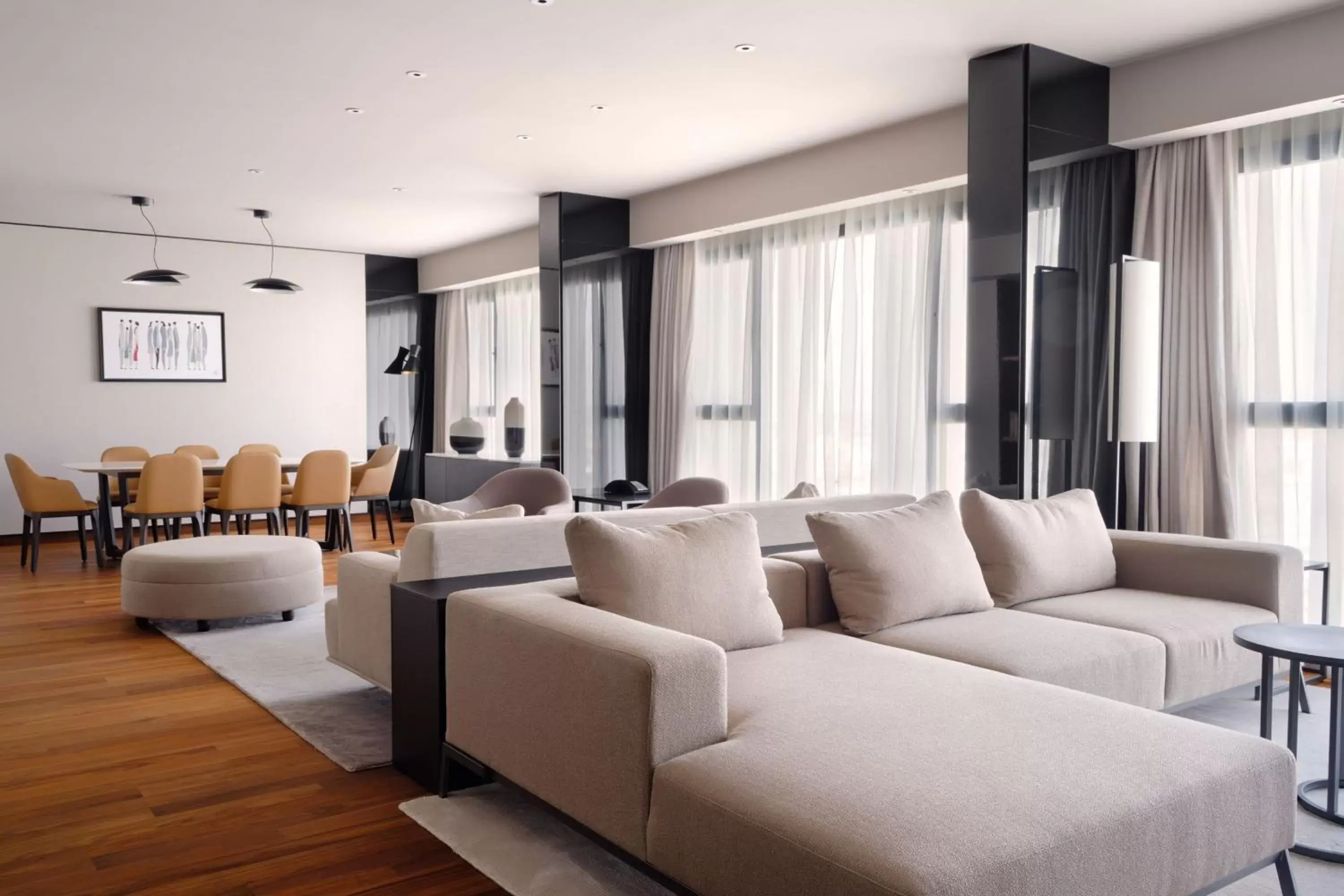 Living room, Seating Area in Tunis Marriott Hotel