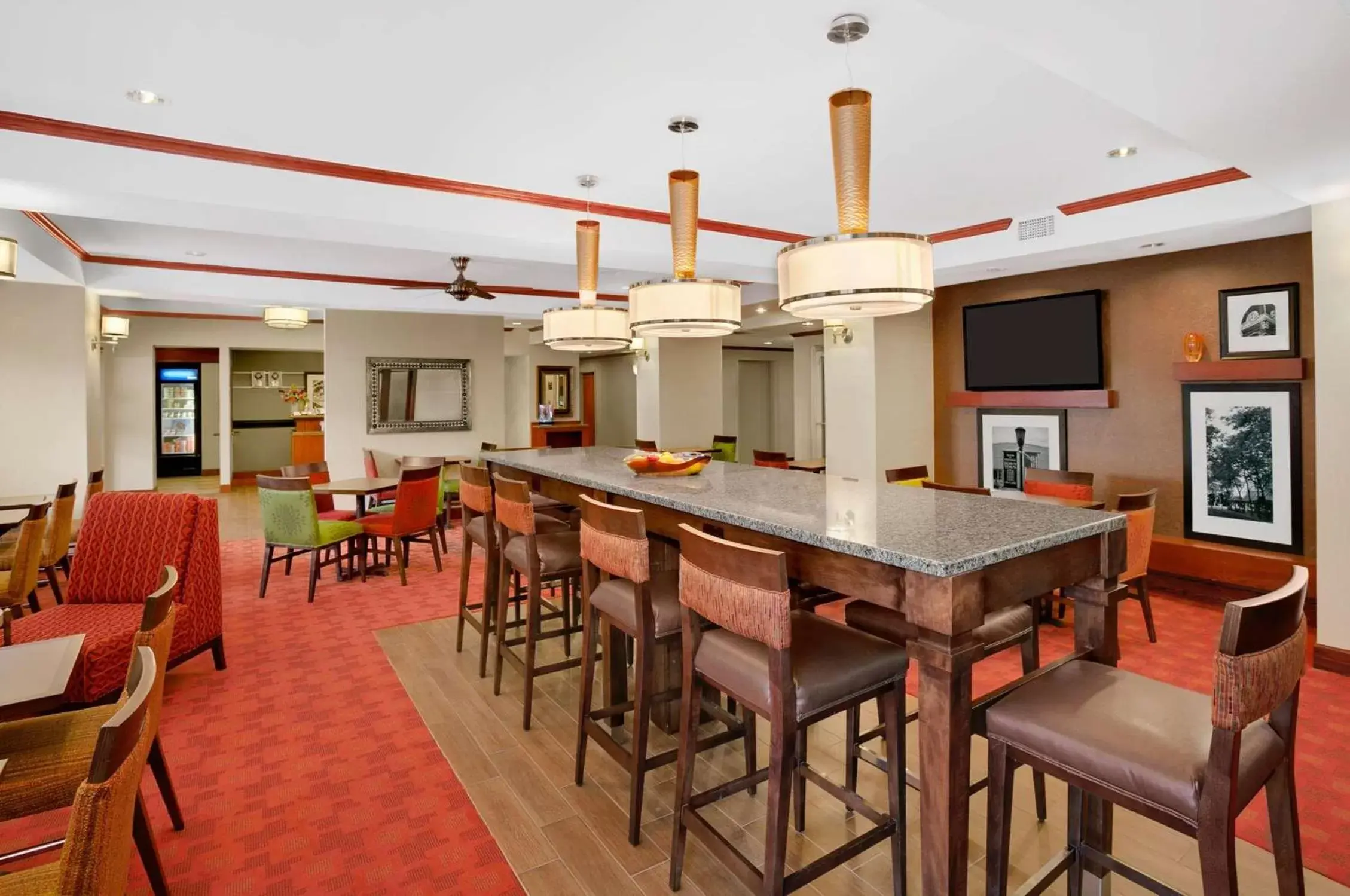 Lobby or reception, Restaurant/Places to Eat in Hampton Inn Athens