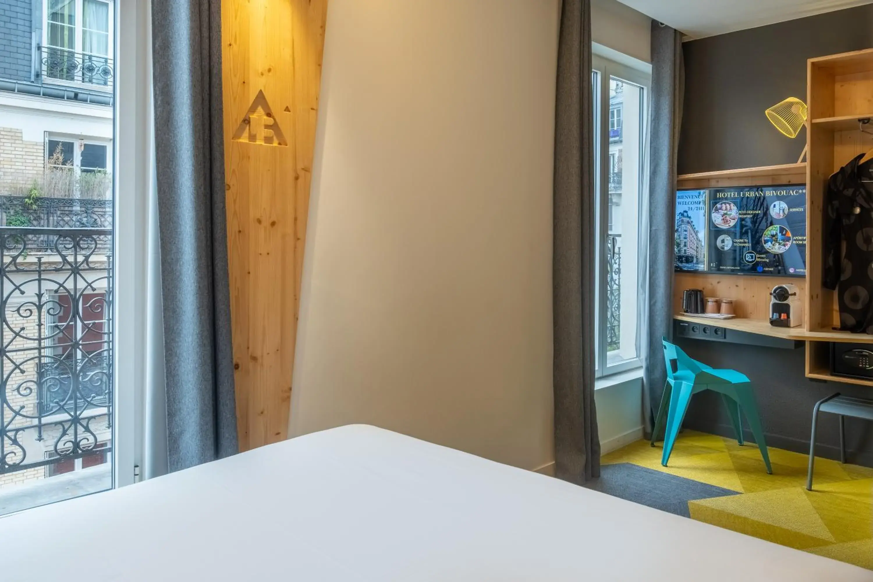 TV and multimedia, Bed in Urban Bivouac Hotel