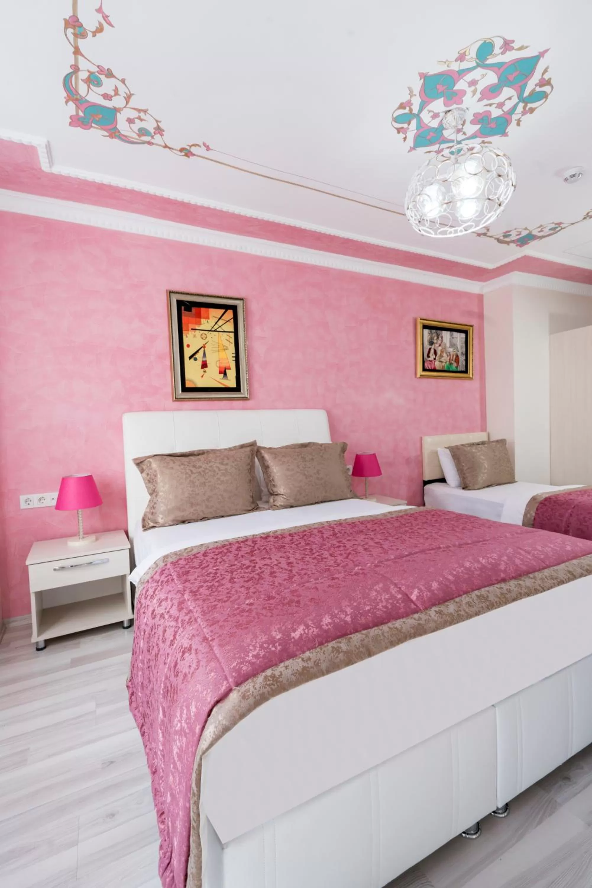 Decorative detail, Bed in ATAM HOTEL