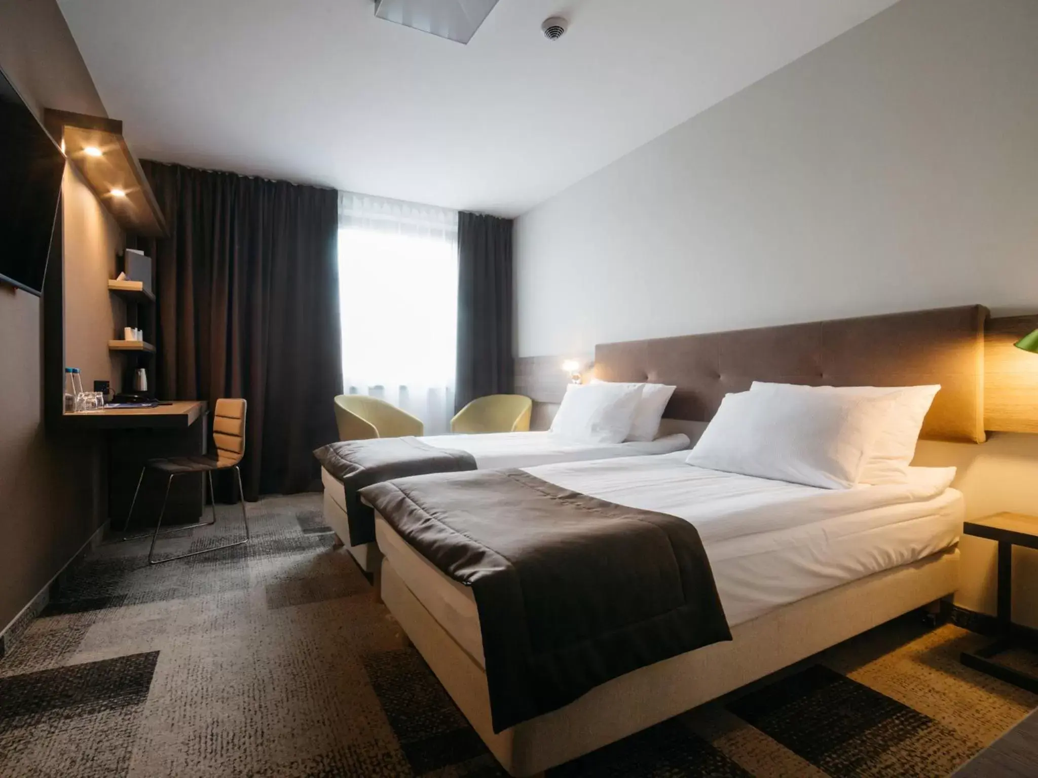 Bed in Q Hotel Plus Katowice