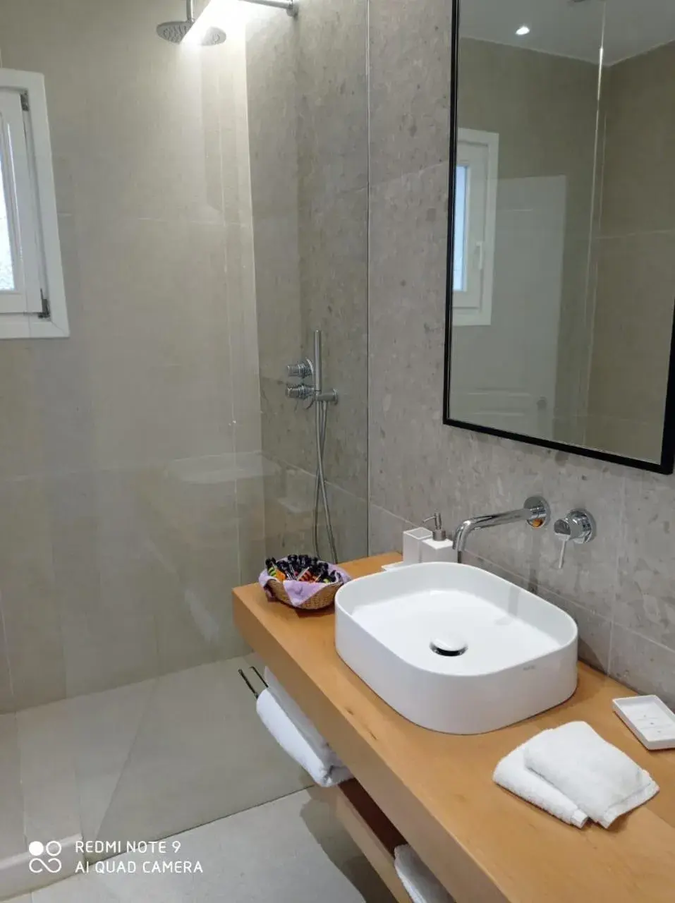 Bathroom in Deliades Hotel Bathroom in Deliades Hotel